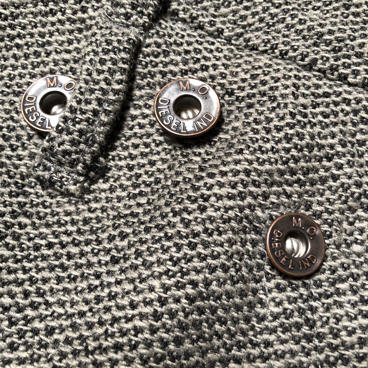 Diesel DIESEL button fly mini skirt Size 29" - 5 Thumbnail