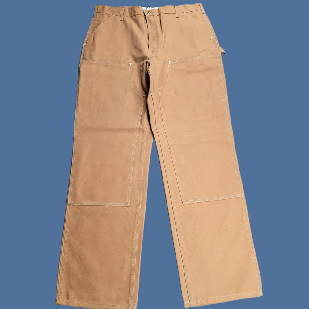 Carhartt Carhartt Pants Mens 40x34 Brown Loose Fit Double Front Utility Work USA Size US 40 / EU 56 - 1 Thumbnail