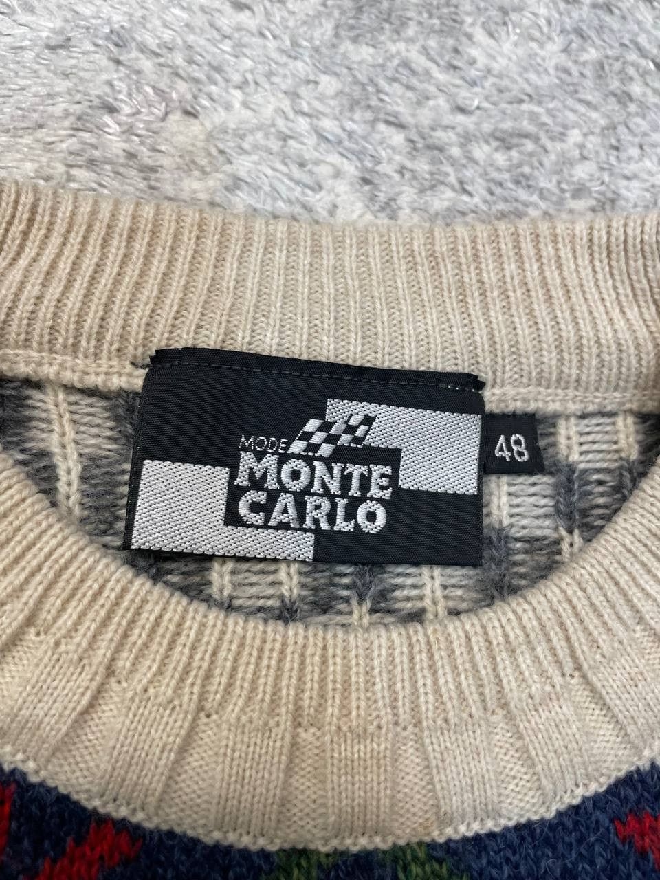 Other Vintage Monte Carlo Merino Wool Sweater Made in Italy Size US M / EU 48-50 / 2 - 13 Thumbnail