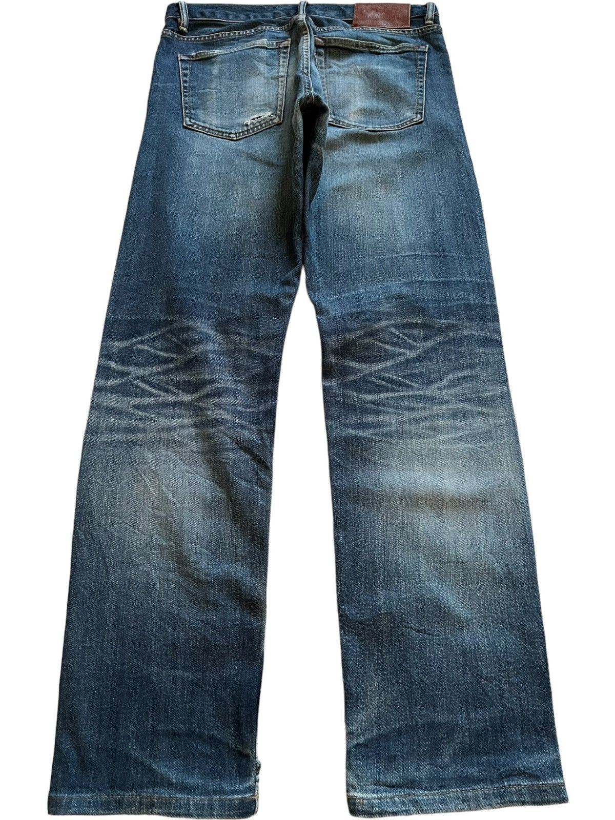 Black Label × Japanese Brand SALES🔥Vintage Black Label Selvedge Distress Jeans Size US 29 - 3 Thumbnail
