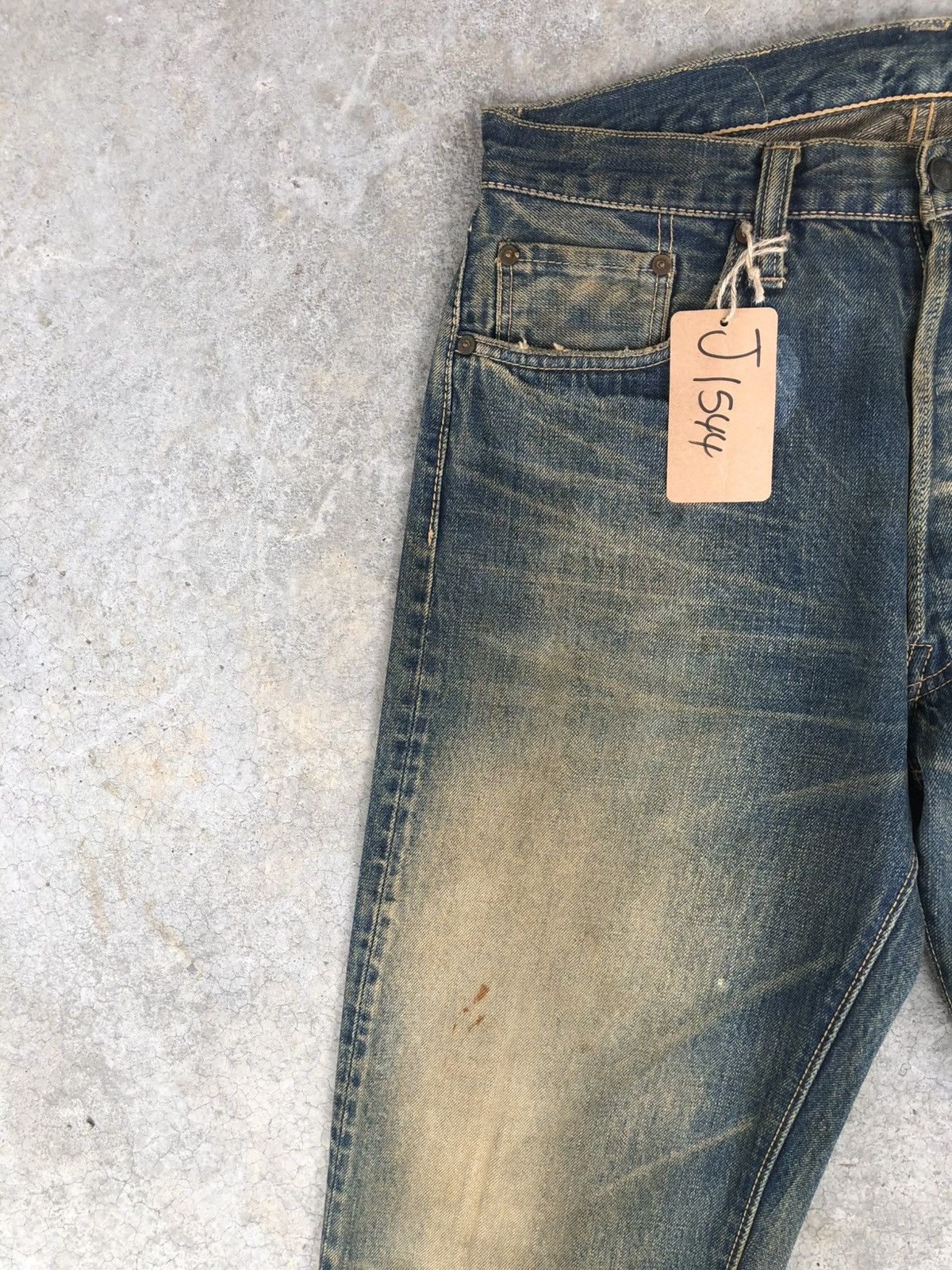 Sugar Cane Vintage Sugarcane 065 Distressed Denim Selvedge Denim Star Size US 32 / EU 48 - 6 Thumbnail