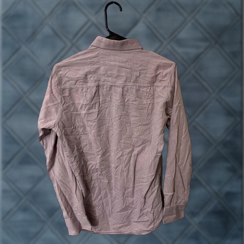 U.S. Polo Assn. US Polo Assn. Shirt Men M Purple Long Sleeve Button-Down Collared Chambray Cotton Polo Assn. Button-Up Casual Formal Business Size US M / EU 48-50 / 2 - 1 Thumbnail