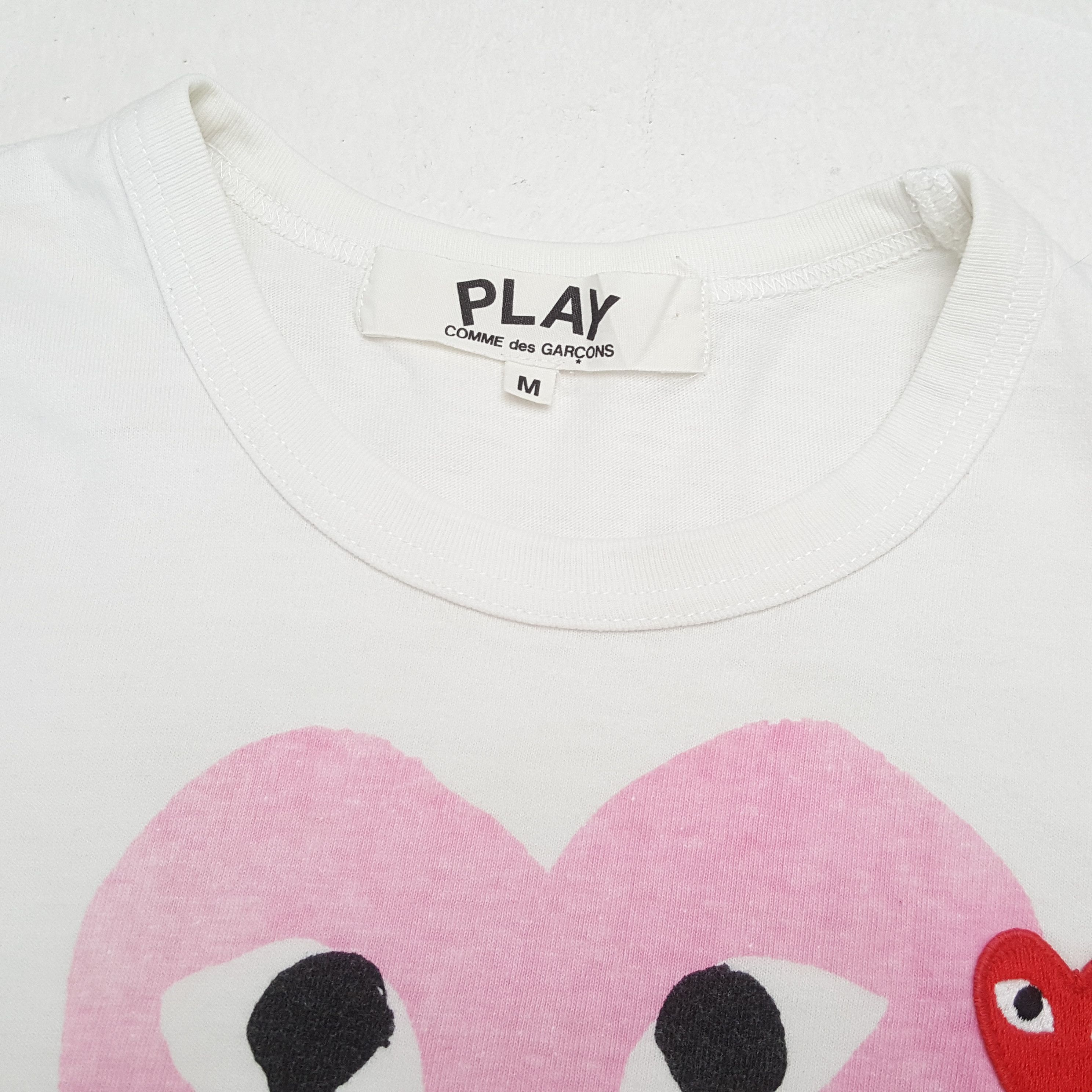 Comme des Garcons PLAY × Japanese Brand × Vintage COMME DES GARCONS PLAY Logo Japanese Brand Tshirt Size XS / US 0-2 / IT 36-38 - 6 Thumbnail