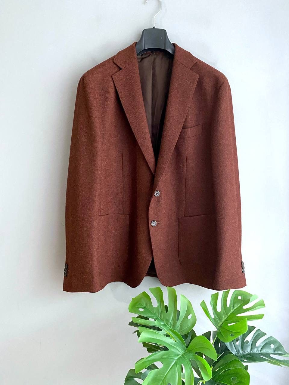Boggi BOGGI MILANO x Moon Merino Lambswool Men's Blazer, Size 54 Size 54R - 1 Thumbnail