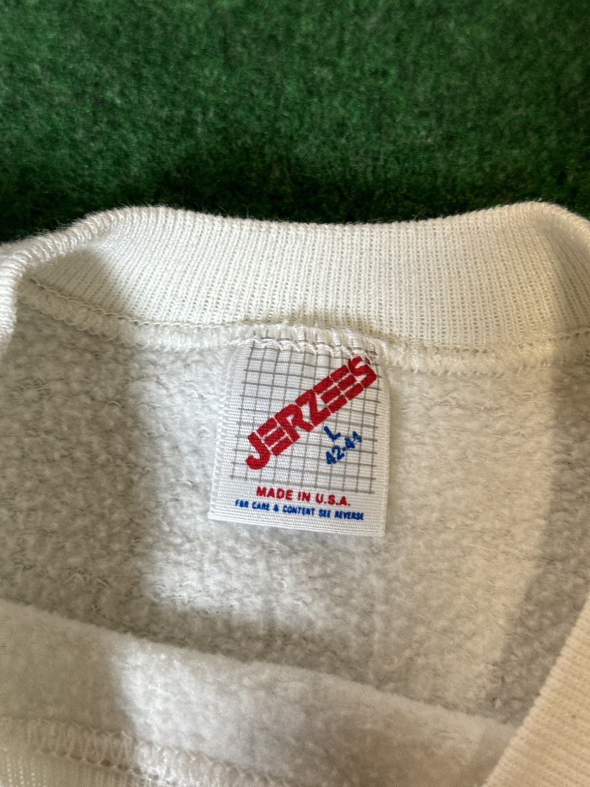 Jerzees × Vintage Vintage 80s 90s Christmas Fa La La La Carol Cute Sweatshirt Size L / US 10 / IT 46 - 3 Thumbnail