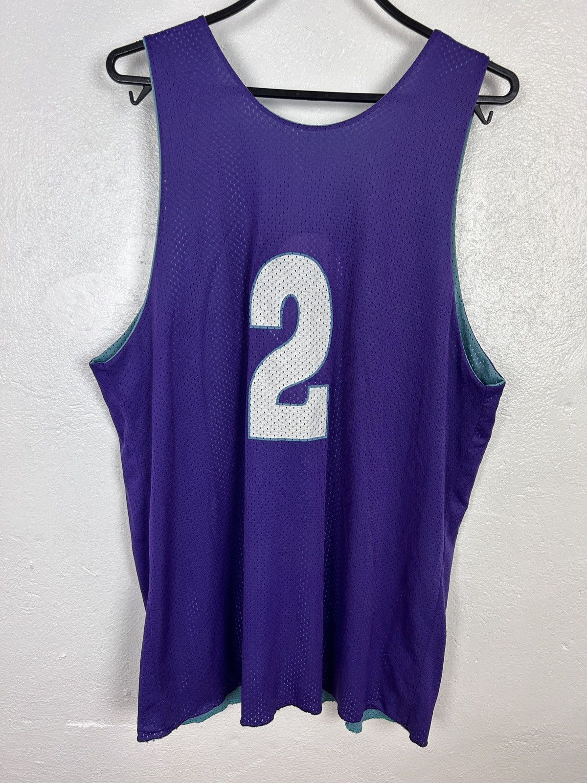 Champion Vintage Champion Hornets #2 Larry Johnson Reversible Jersey Size US XL / EU 56 / 4 - 4 Thumbnail
