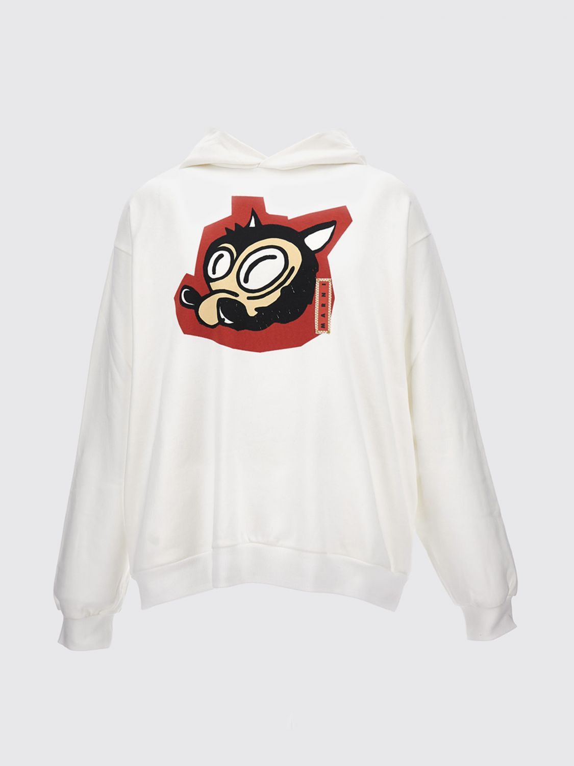 Marni Marni Sweatshirt Men White Size US M / EU 48-50 / 2 - 1 Thumbnail