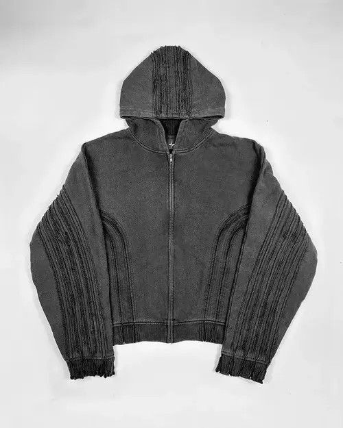Japanese Brand Goth Zipper Sweatshirt Hoodie Size US L / EU 52-54 / 3 - 1 Thumbnail