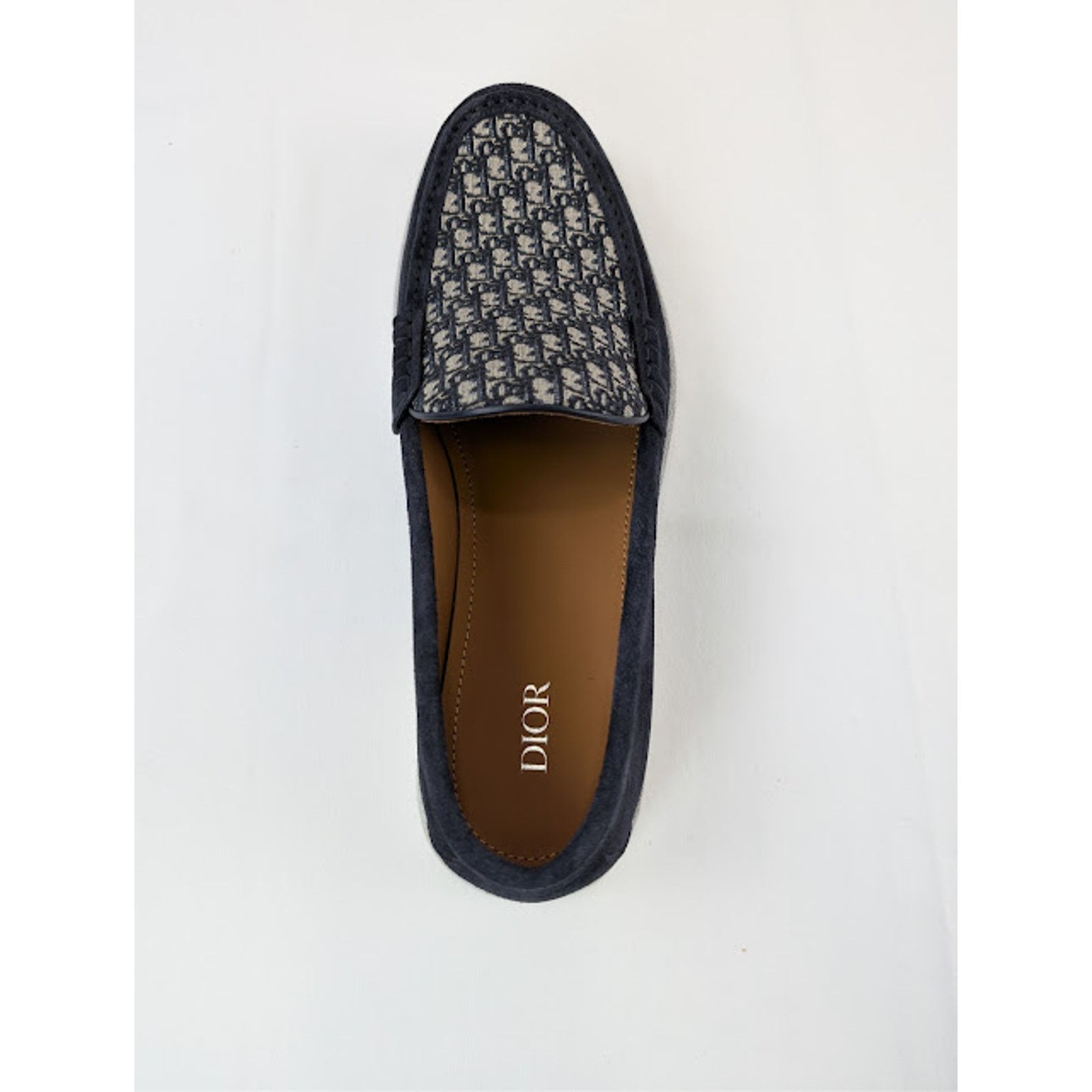 Dior o1rshd1 Granville Clean Smooth Loafer Boots in Blue / Beige Size US 13 / EU 46 - 17 Thumbnail