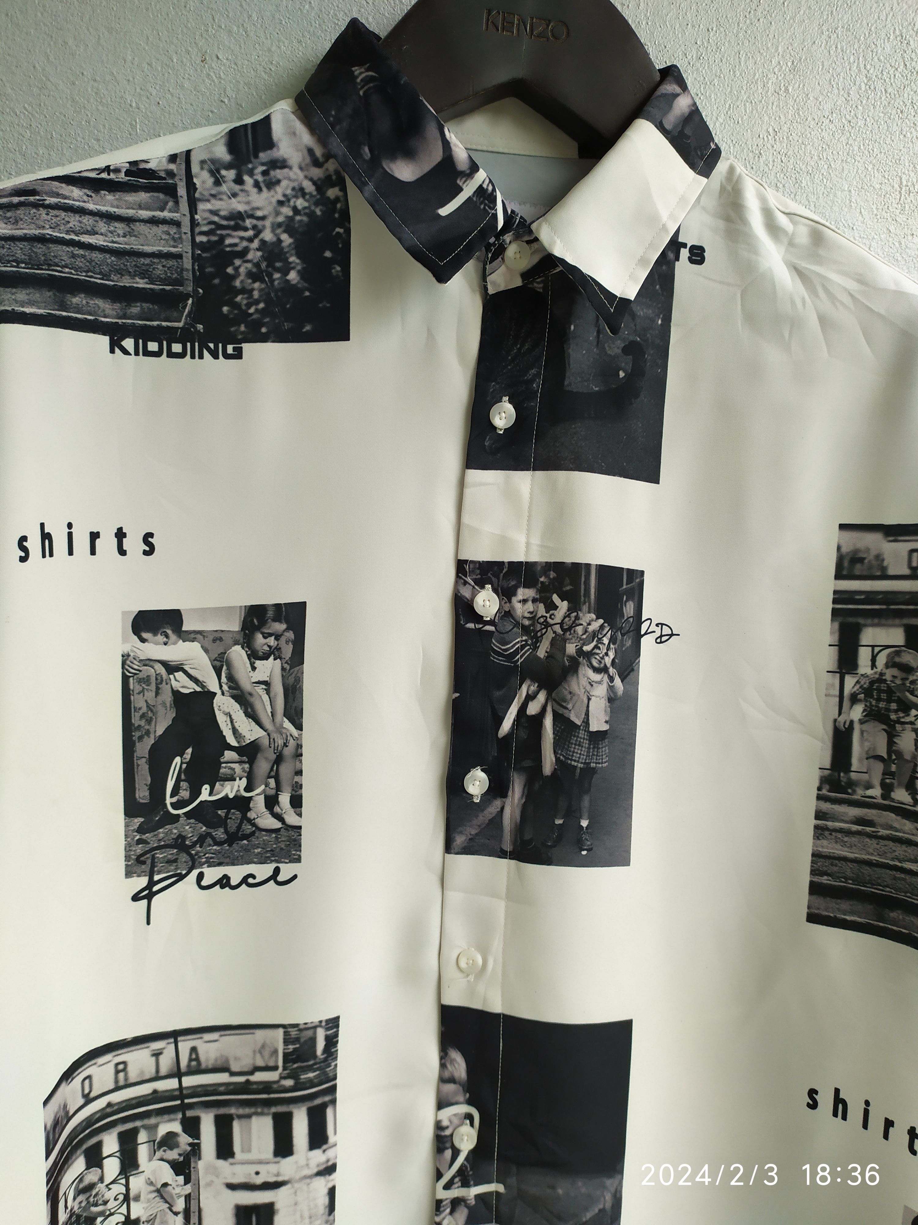 20471120 × Beauty Beast × Japanese Brand ATTENTION 328099 SLEEVE SHIRT Size US L / EU 52-54 / 3 - 11 Thumbnail