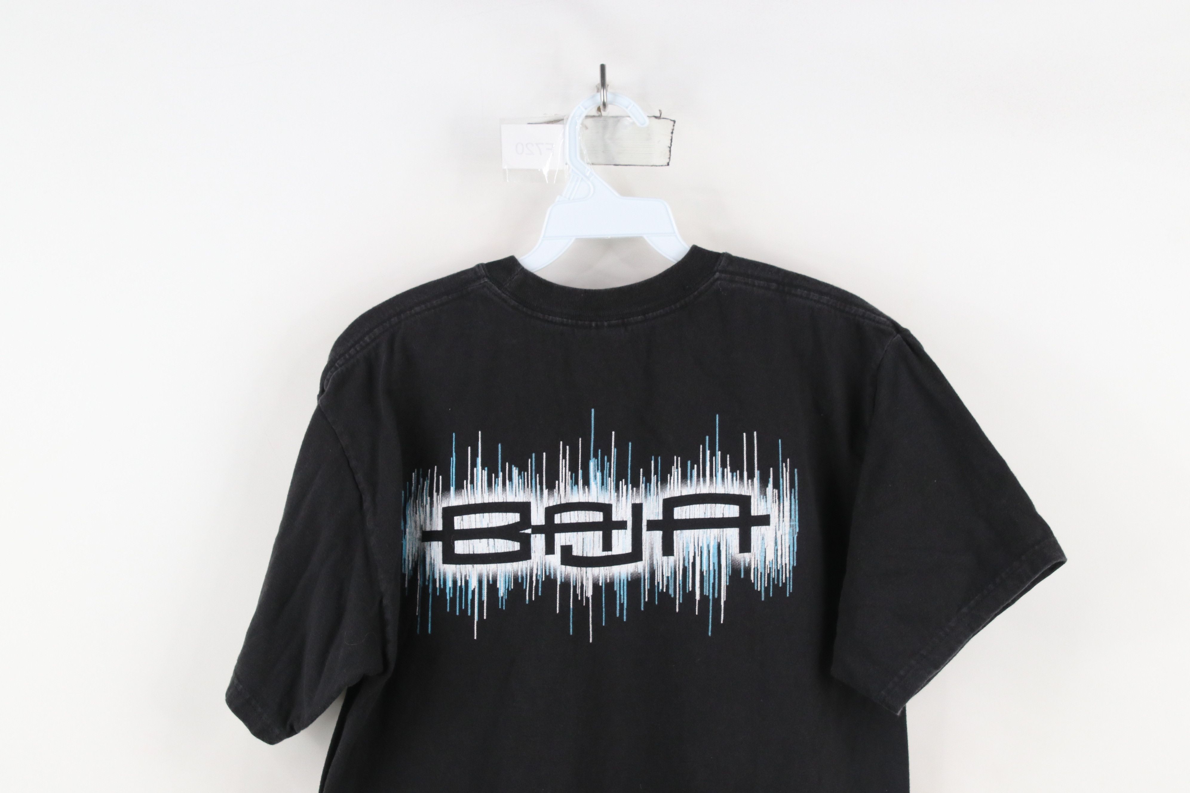 Vintage Vintage 90s Y2K Spell Out Baja Boats Pocket T-Shirt Black Size US M / EU 48-50 / 2 - 10 Thumbnail