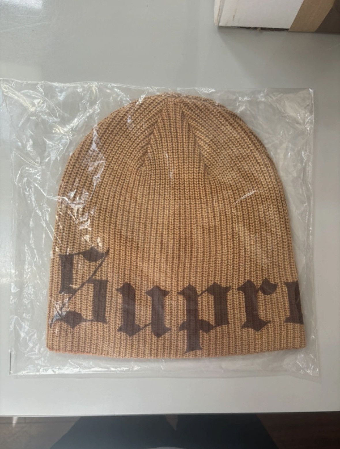 Supreme Old English Beanie | Grailed