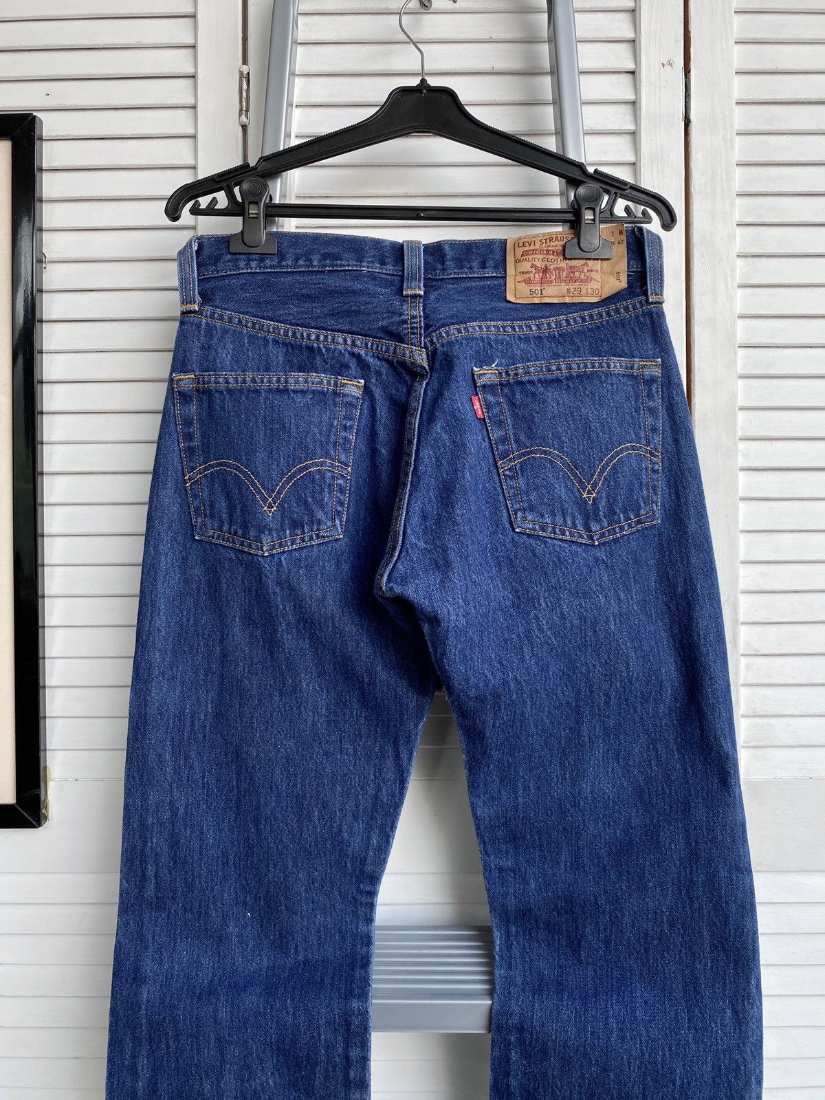 Levi's × Vintage Vintage Levis 501 Blue Denim Jeans Pants Haiti Size US 29 - 8 Thumbnail