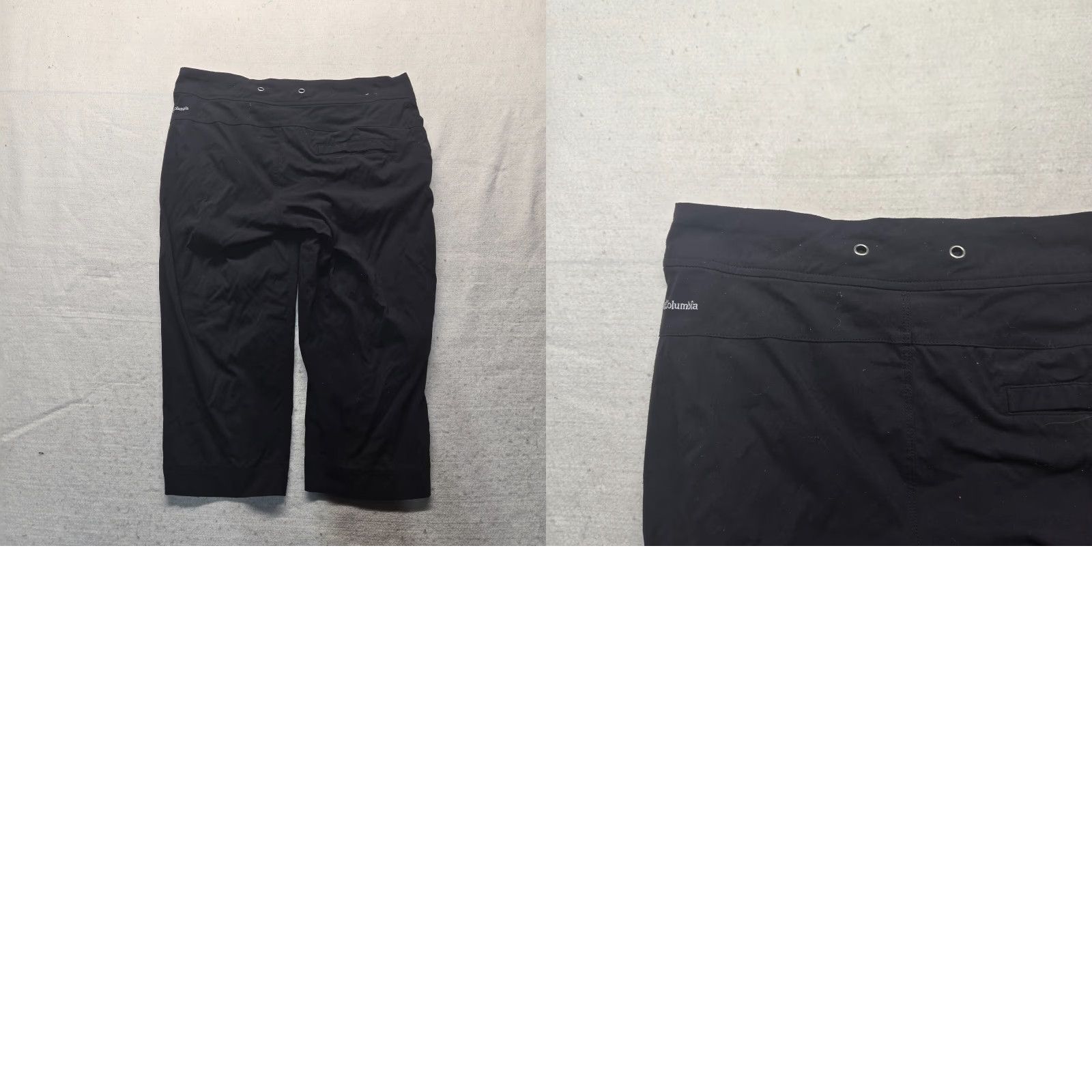 Vintage Columbia Omni Shield Crop Capri Pants Black Hiking Outdoors Adult Women's 6 Pants White? Size 28" / US 6 / IT 42 - 8 Thumbnail