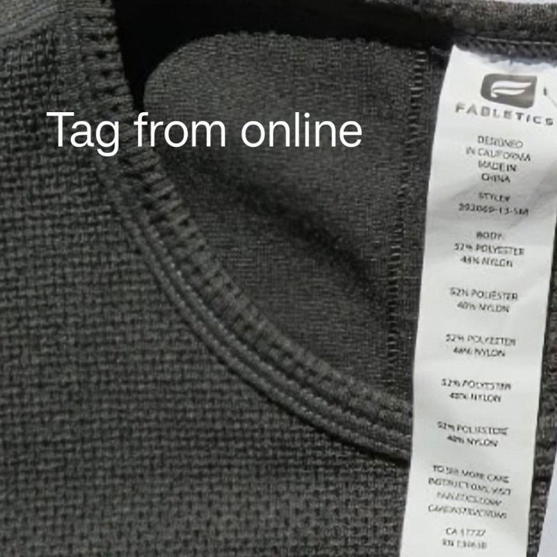 Fabletics Fabletics Eureka Fitted Seamless Crew Neck Top sz L Size L / US 10 / IT 46 - 10 Thumbnail
