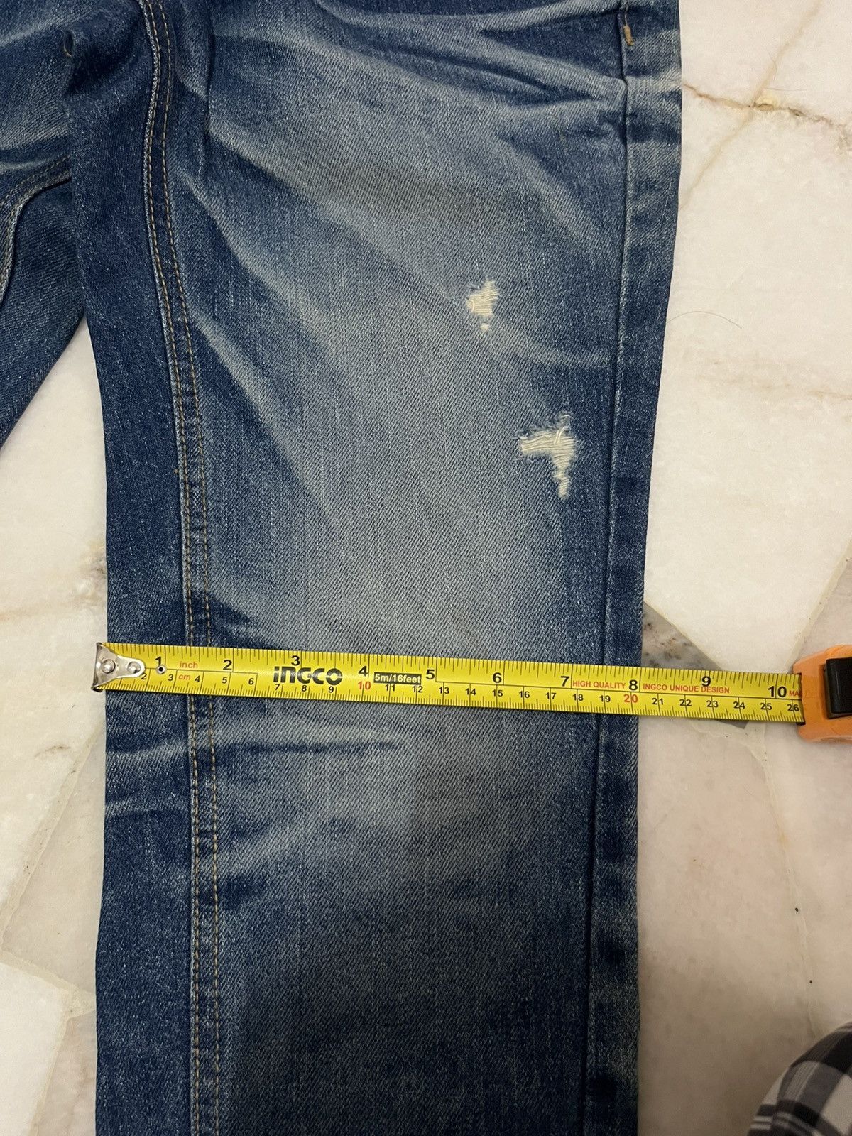 Japanese Brand Yoshitomo Nara Lolita Distressed denim jeans Size US 30 / EU 46 - 20 Thumbnail