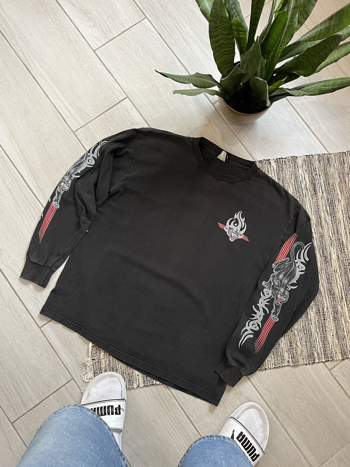 Harley Davidson × Vintage Crazy Vintage Eagle rider longsleeve tshirt San Francisko Size US M / EU 48-50 / 2 - 3 Thumbnail