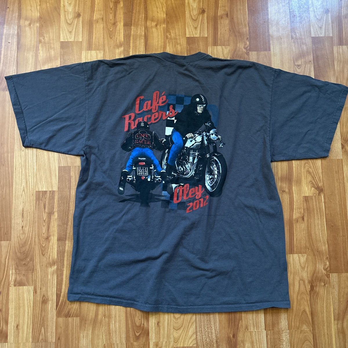 Gildan Gildan Café Racers Oley 2012 T-Shirt Size US XXL / EU 58 / 5 - 1 Thumbnail