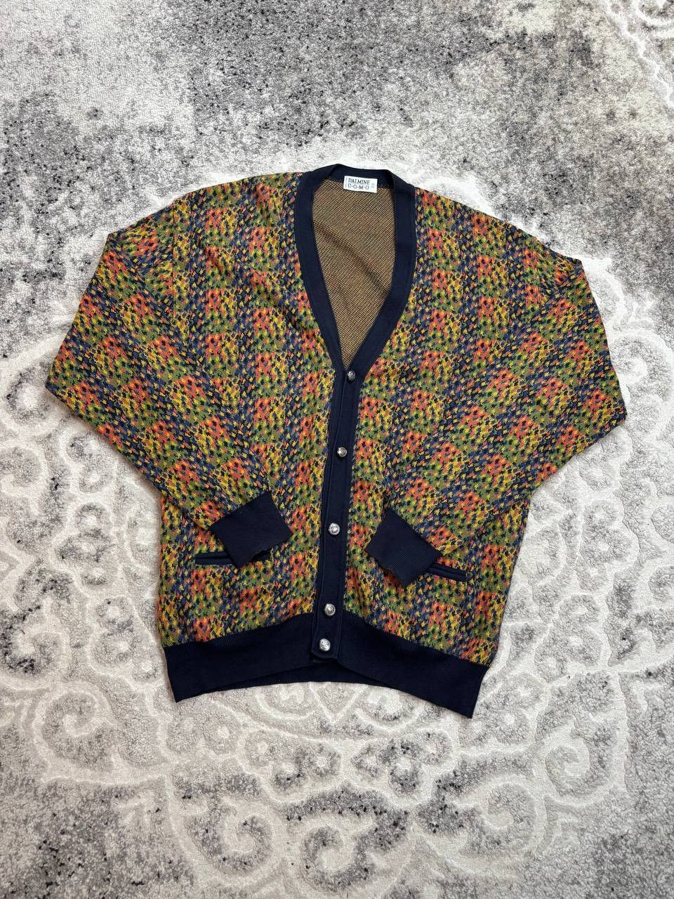 Vintage Vintage Dalmine Uomo Italy Knit Cardigan XL Coogi Style Size US XL / EU 56 / 4 - 8 Thumbnail