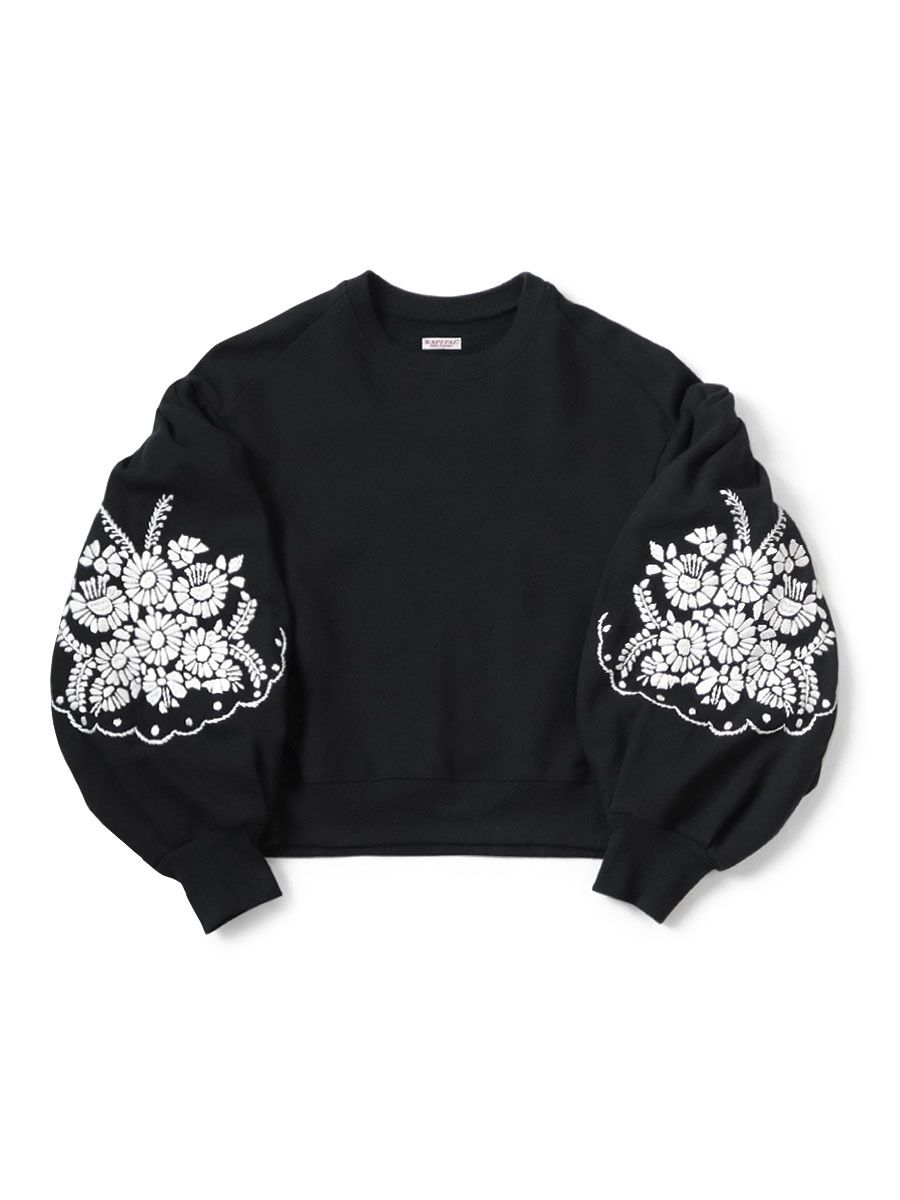 Kapital Kapital buffered-sleeve sweatshirt Latvian embroidery Size S / US 4 / IT 40 - 1 Thumbnail