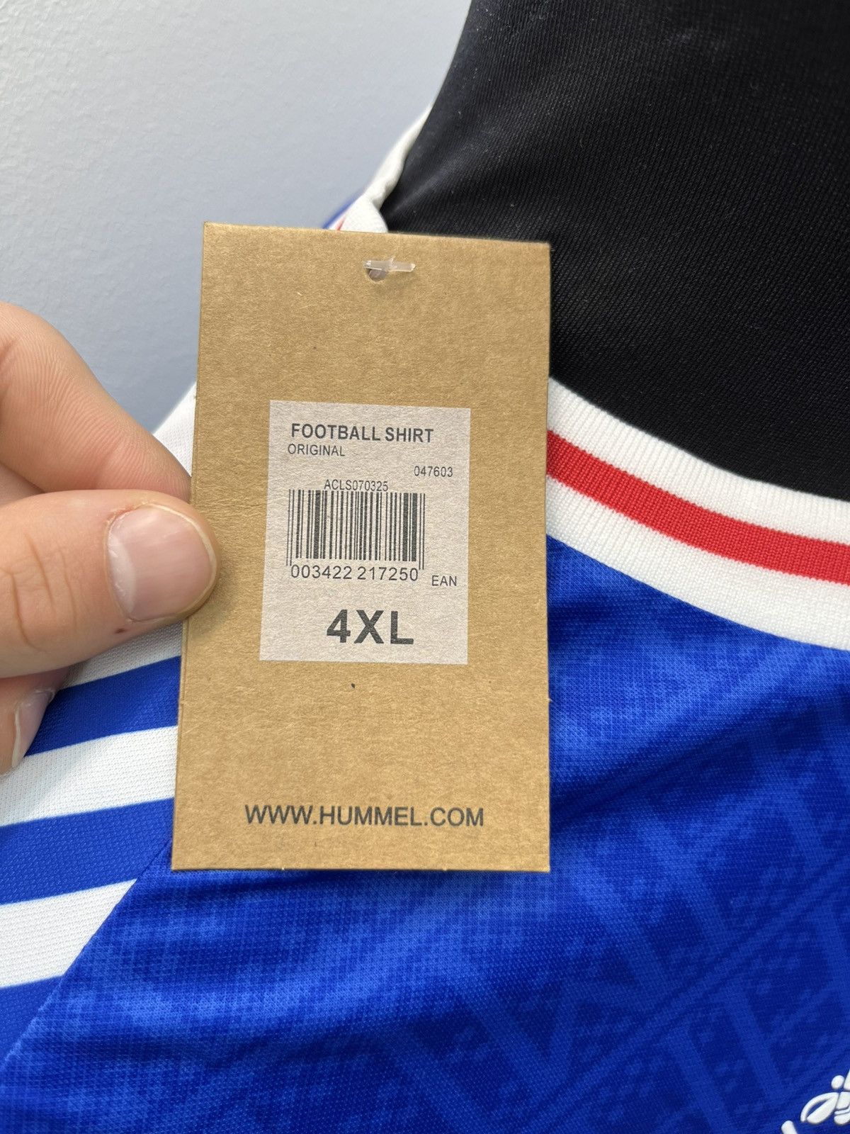 Hummel Retro Sunderland Away Shirt 1991/1992 Size US XXL / EU 58 / 5 - 6 Thumbnail