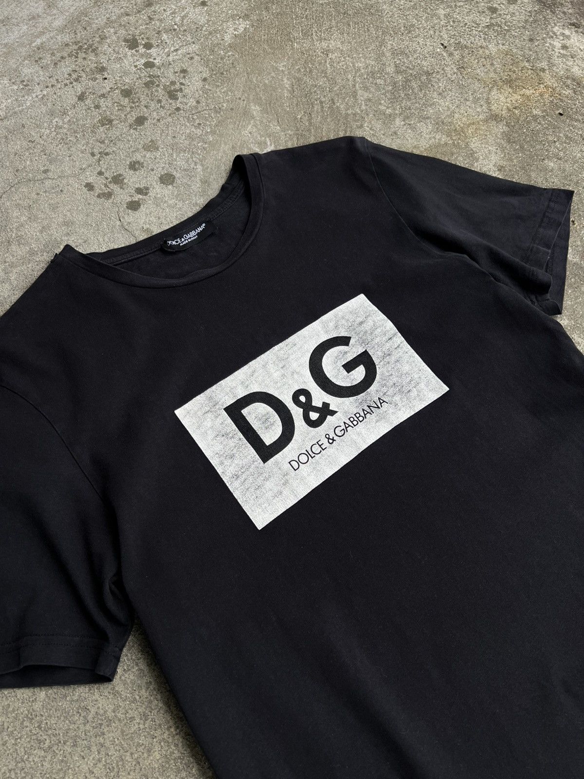 Dolce & Gabbana Dolce Gabbana y2k Big Box Logo T-shirt Indie Sleaze If Six Size US L / EU 52-54 / 3 - 4 Thumbnail