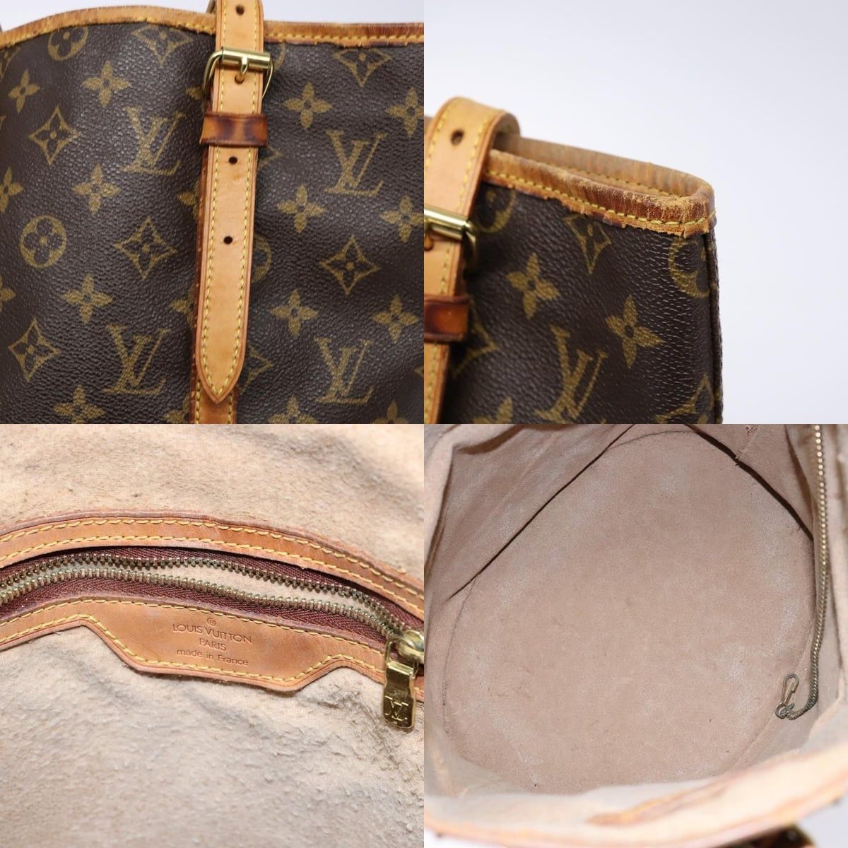 Louis Vuitton LOUIS VUITTON Monogram Bucket GM Shoulder Bag M42236 Size ONE SIZE - 11 Thumbnail