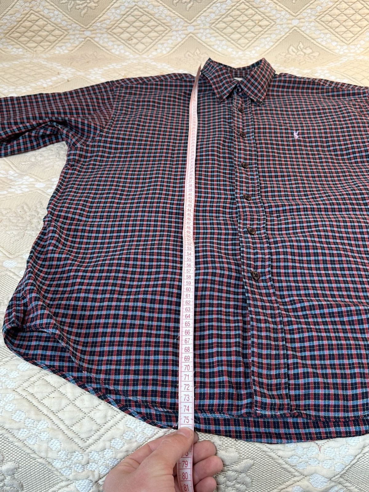 Yves Saint Laurent 🔥 Yves Saint Laurent Pour Homme Button Up Cotton Shirt Check Size US M / EU 48-50 / 2 - 6 Thumbnail