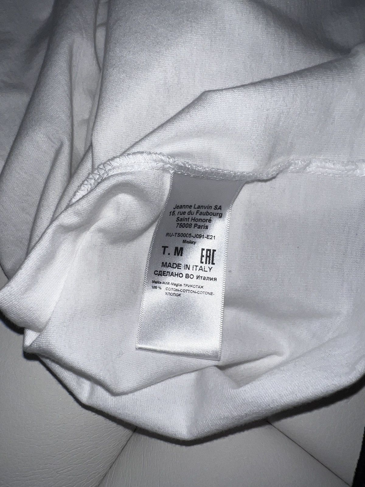 Gallery Dept. × Lanvin Gallery dept x lanvin logo t shirt. Size US M / EU 48-50 / 2 - 3 Thumbnail