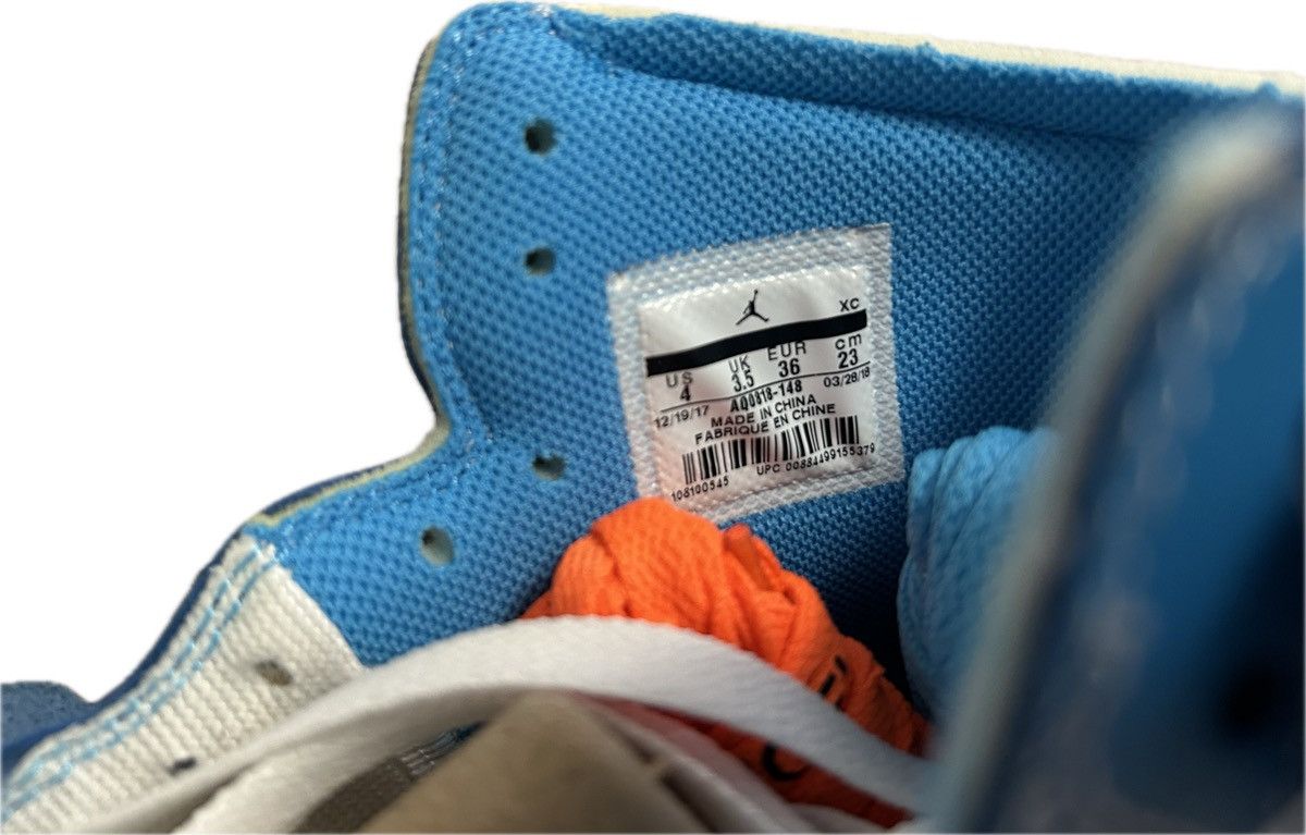 Jordan Brand × Off-White Jordan X OFF-WHITE Air Jordan 1 RETRO OG "UNC" Size US 5.5 / IT 35.5 - 9 Thumbnail