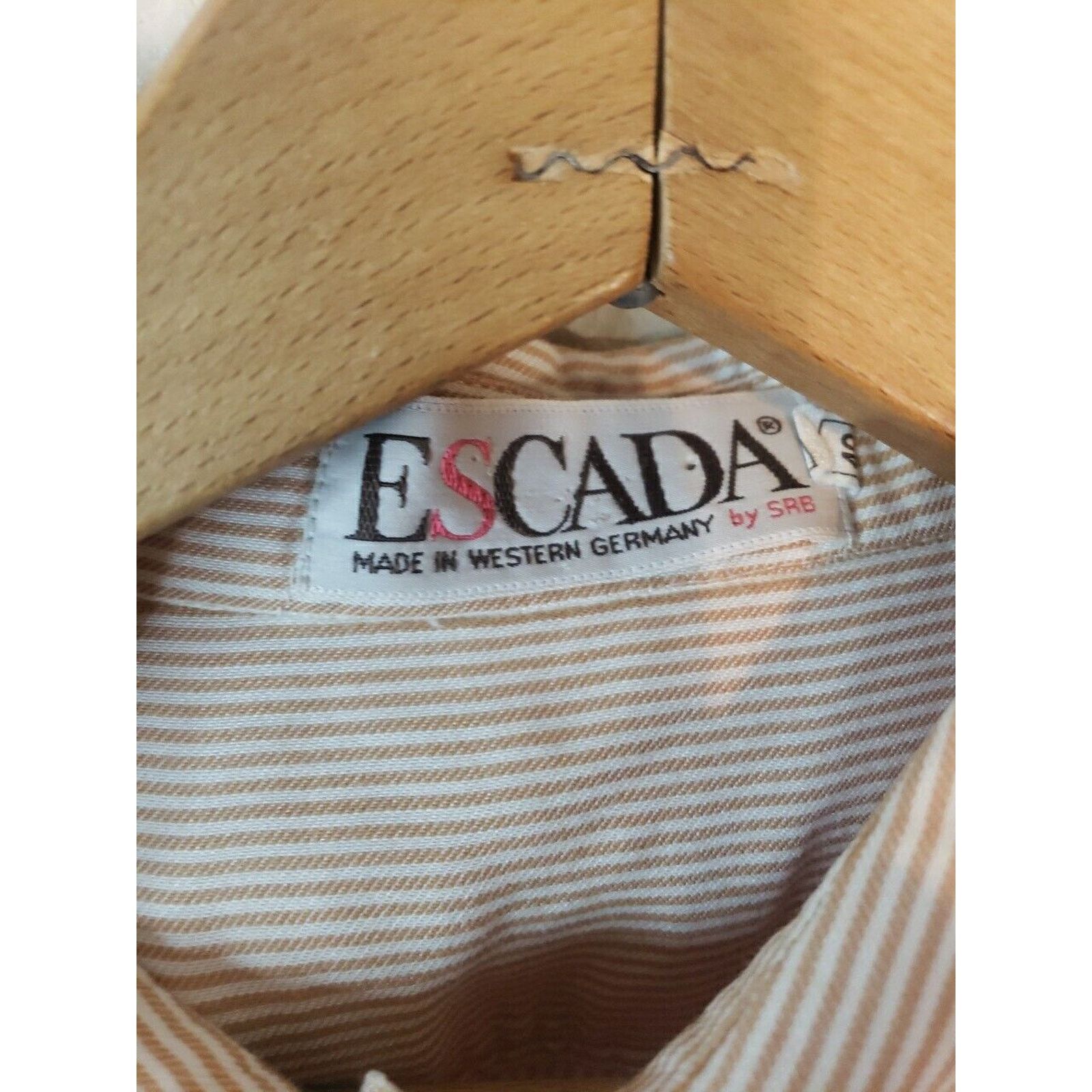 Other 70s 1960s ESCADA Button Up Dress Shirt SIZE 40 WEST GERMANY Size S / US 4 / IT 40 - 4 Thumbnail