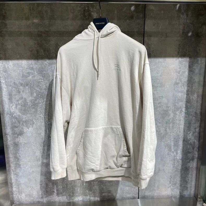 Balenciaga Balenciaga Double Hook Beige Sweatshirt Size US XS / EU 42 / 0 - 1 Thumbnail