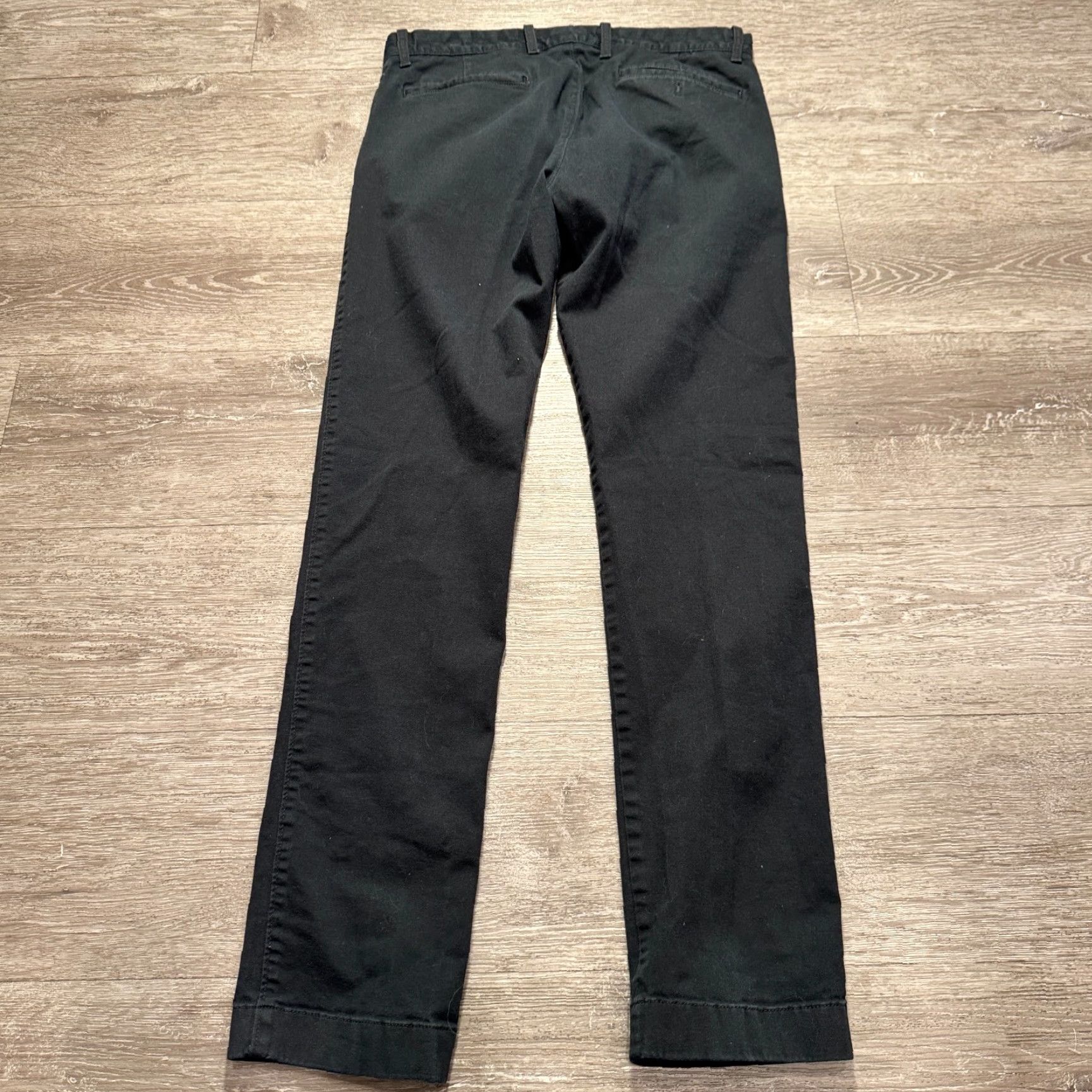 J.Crew J.CREW Pants Mens 30 Black Chino Flex Cotton Slim Straight 30x31 Preppy Size US 30 / EU 46 - 7 Thumbnail