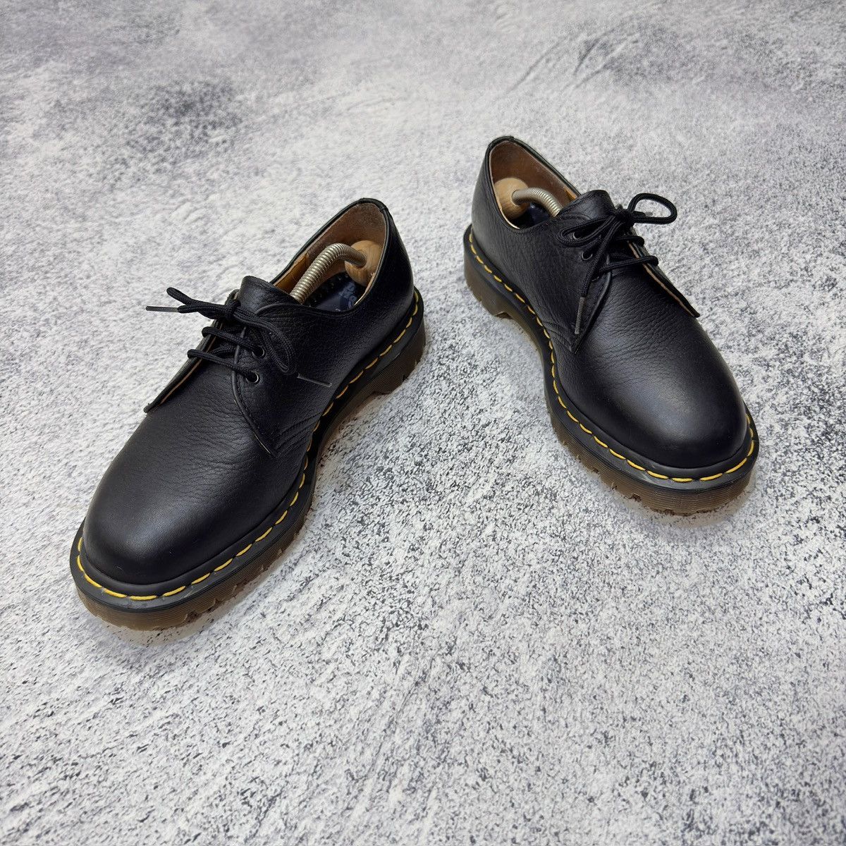 Dr. Martens Dr. Martens England Black Leather Derbies US9 UK8 EU42 27cm Size US 9 / EU 42 - 3 Thumbnail