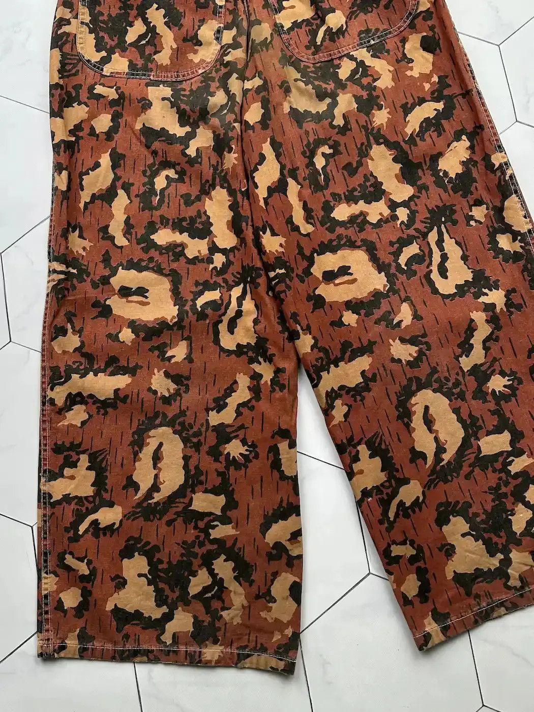 Japanese Brand Vintage Parachute Printed Pants E2 Size 25" / US 0 / IT 36 - 9 Thumbnail