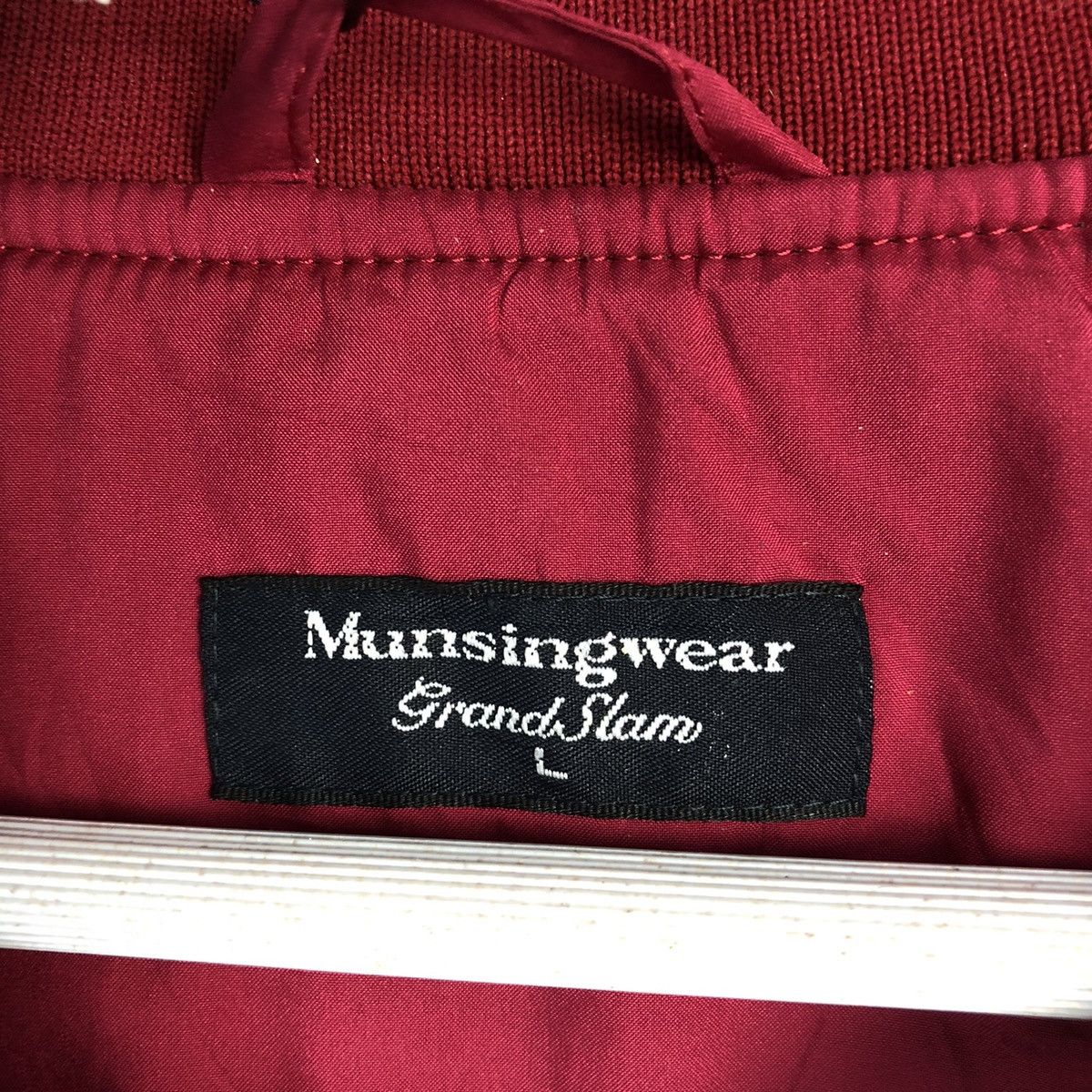 Japanese Brand Munsingwear Maroon shirt #A2204 Size US L / EU 52-54 / 3 - 11 Thumbnail