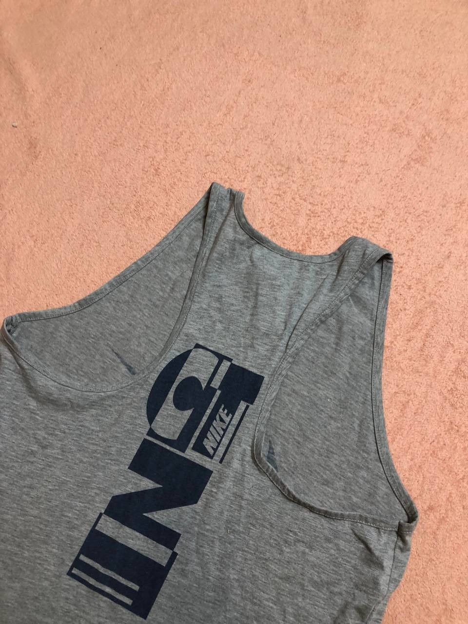 Nike Vintage 90's Nike Tank Top Gray Tag Basketball Gym TOP Size US S / EU 44-46 / 1 - 12 Thumbnail