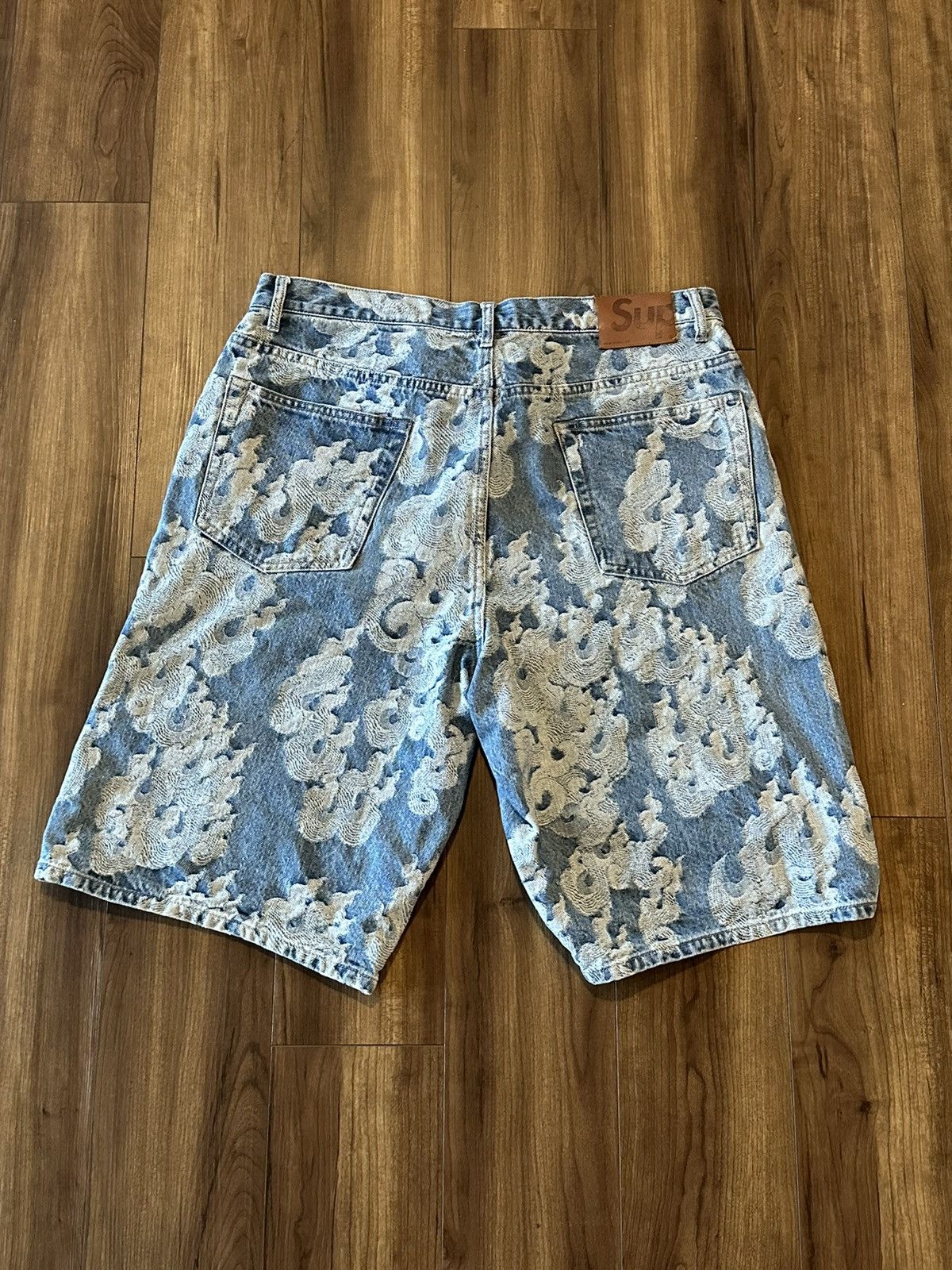 Supreme Supreme SS23 Jacquard Flame Baggy Shorts | Grailed