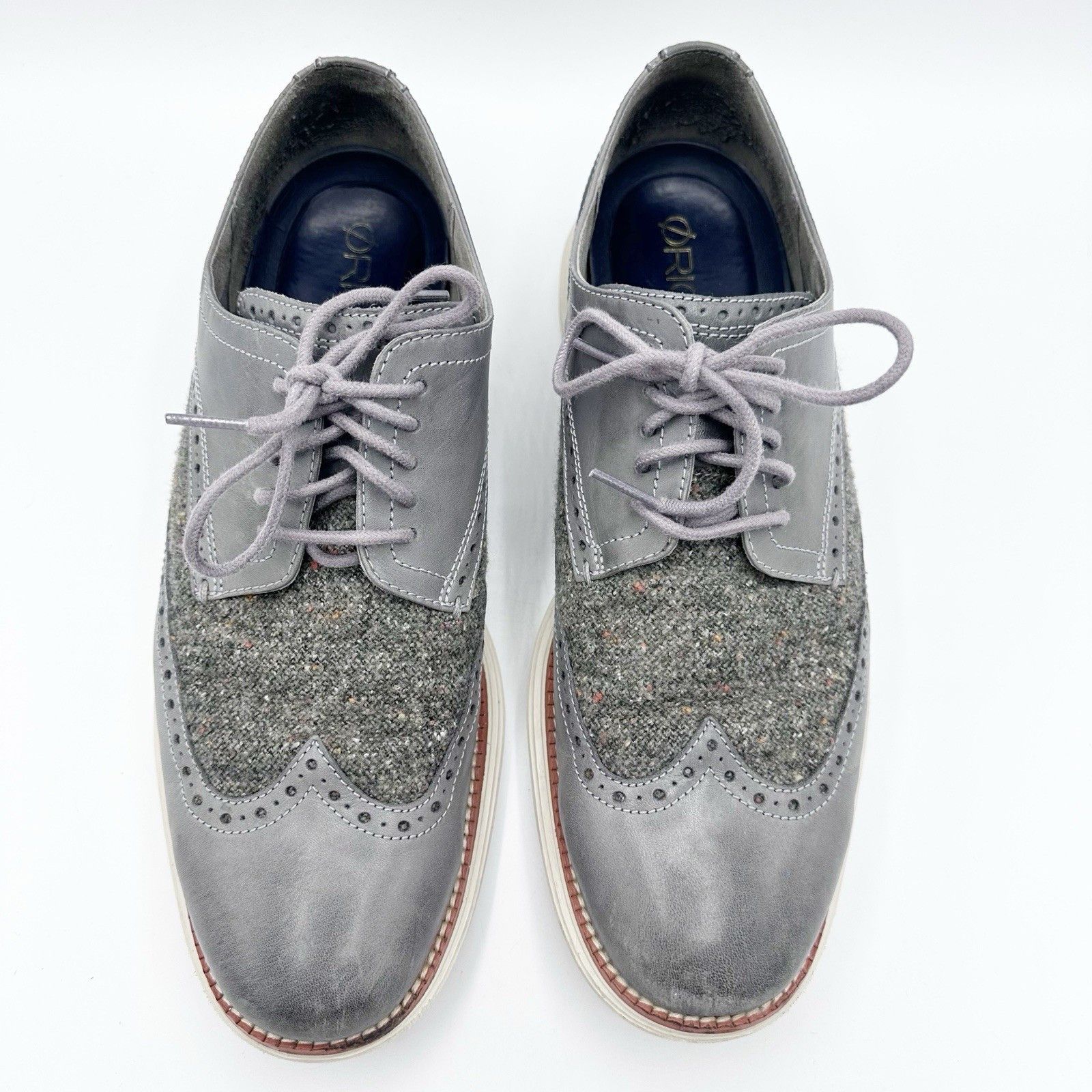 Cole Haan Cole Haan Original Grand Men's Wingtip Shoes Sz 10.5 M Size US 10.5 / EU 43-44 - 6 Thumbnail