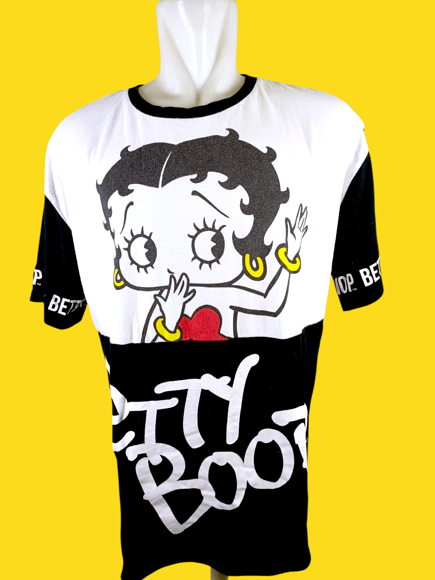 Cartoon Network × Japanese Brand × Vintage VINTAGE BETTY BOOP X DENIFITS T-SHIRT Size US XL / EU 56 / 4 - 18 Thumbnail