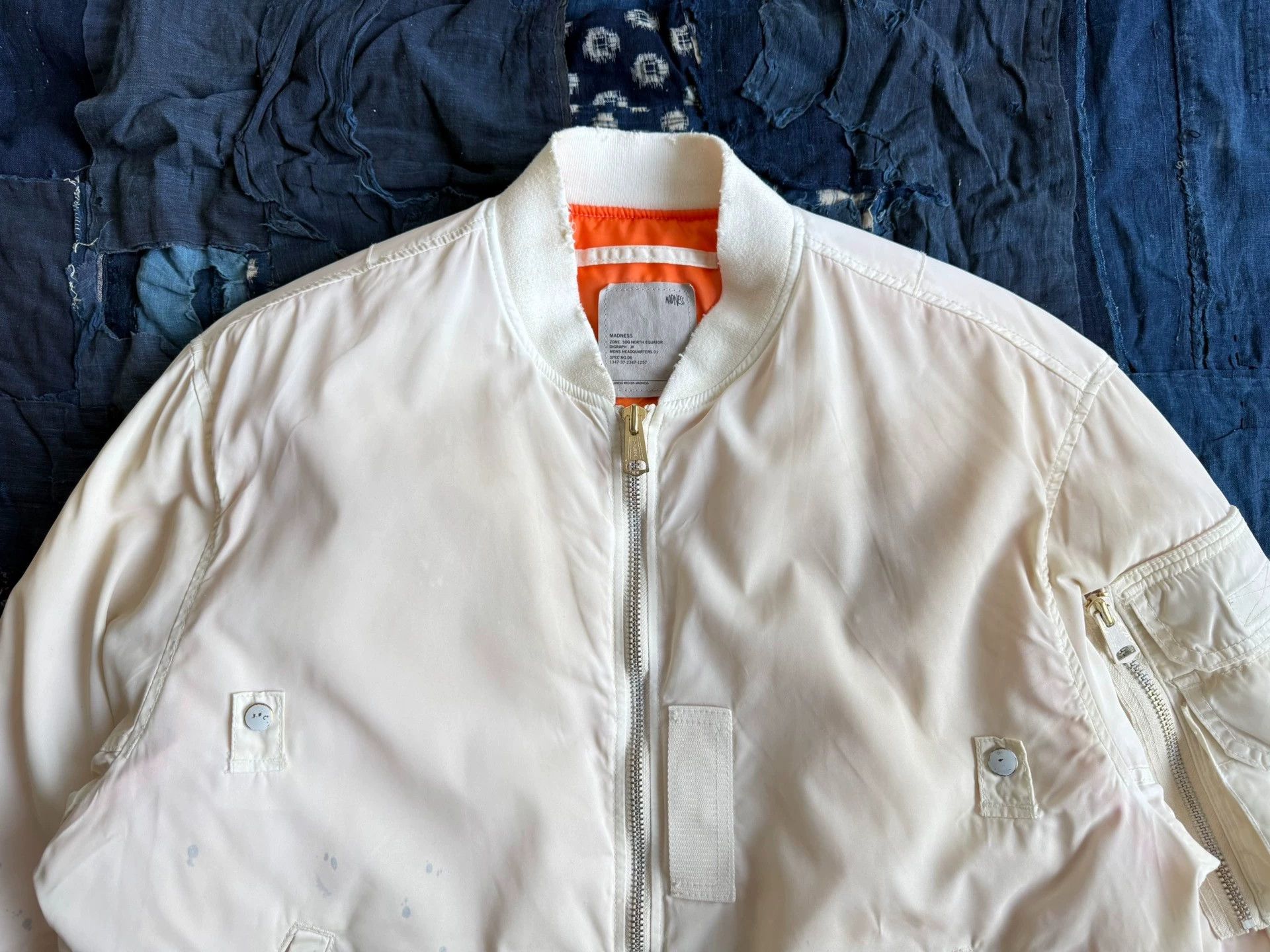 Madness MADNESS MA1 Flight Bomber 10th Anniv Distressed Jacket L Size US L / EU 52-54 / 3 - 4 Thumbnail
