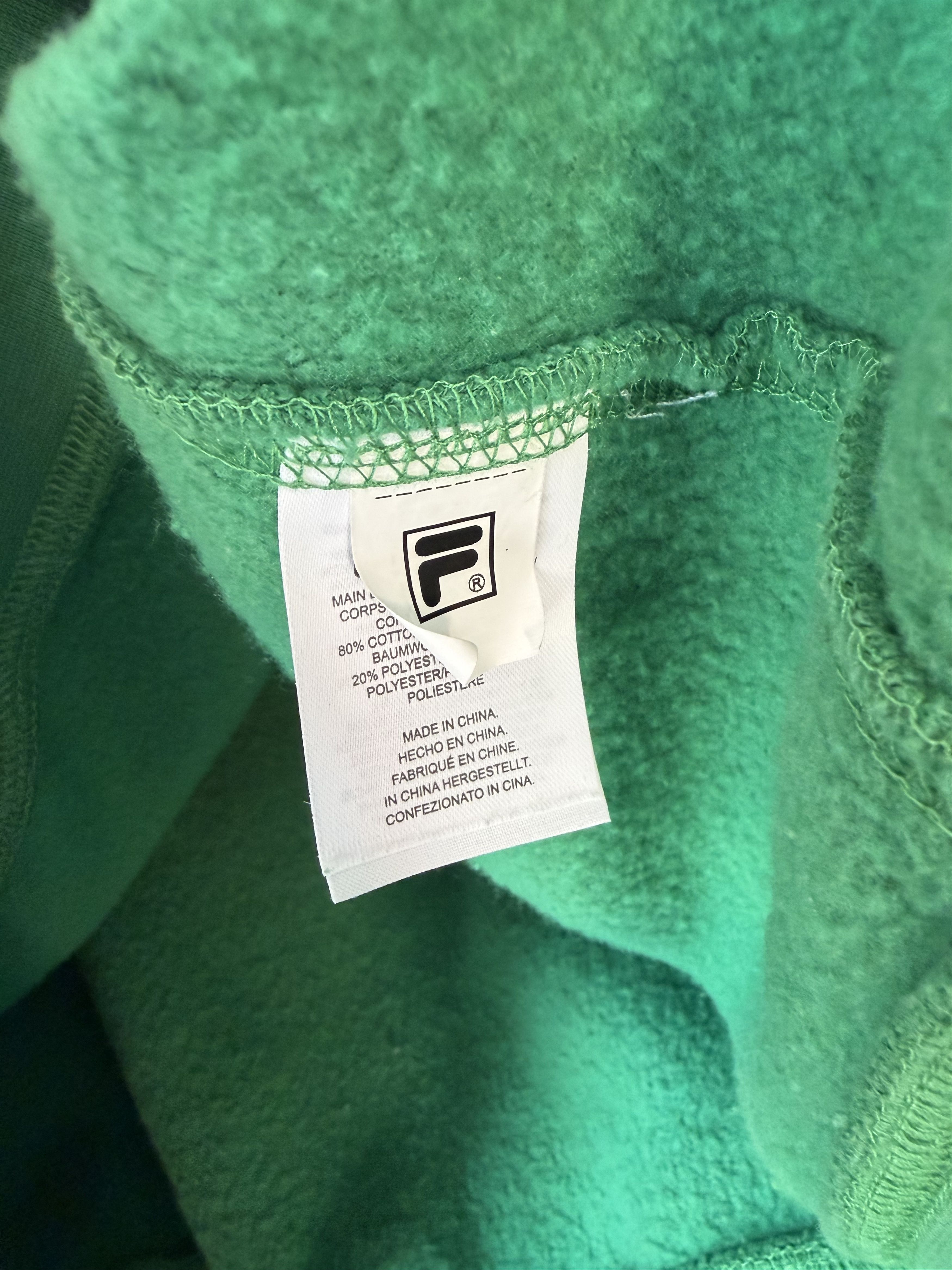 Fila Vintage FILA Embroidered Logo Crewneck Sweatshirt XXL Green Size US XXL / EU 58 / 5 - 5 Thumbnail