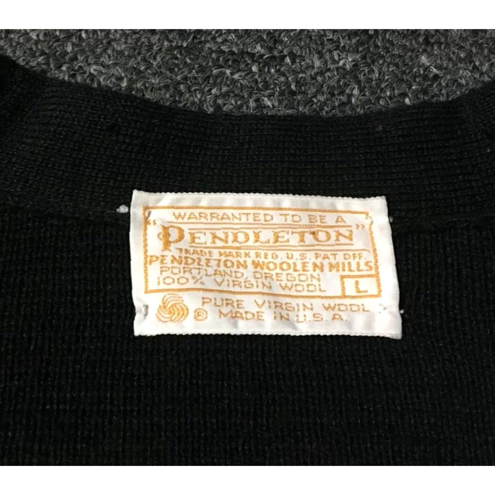 Pendleton Vtg Pendleton Cardigan Wool Sweater L USA Made Outdoors Sailing Nautical 70s 80s Size L / US 10 / IT 46 - 3 Thumbnail