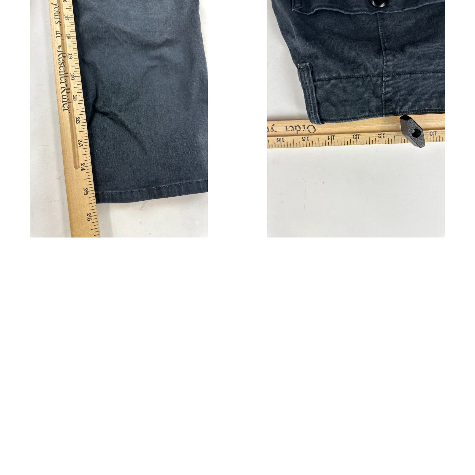 Banana Republic Banana Republic Gray Cotton Chino Pants Womens 8 Slim Mid Rise Casual Workwear Size 30" / US 8 / IT 44 - 8 Thumbnail