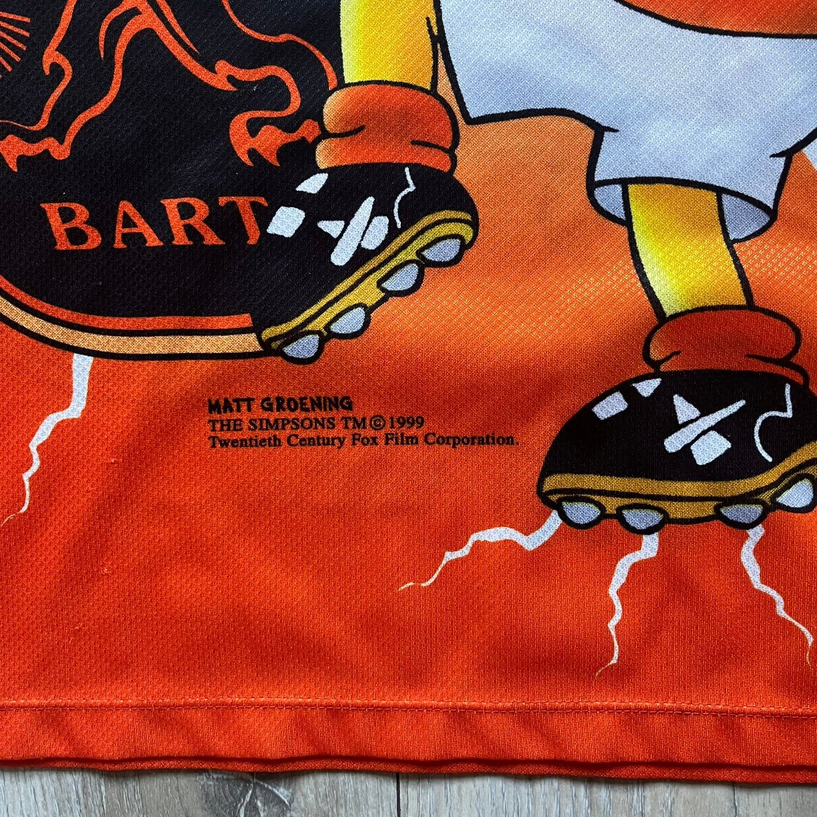 The Simpsons The Simpsons Bart World Cup Netherlands 1999 Tee Size US XL / EU 56 / 4 - 10 Thumbnail