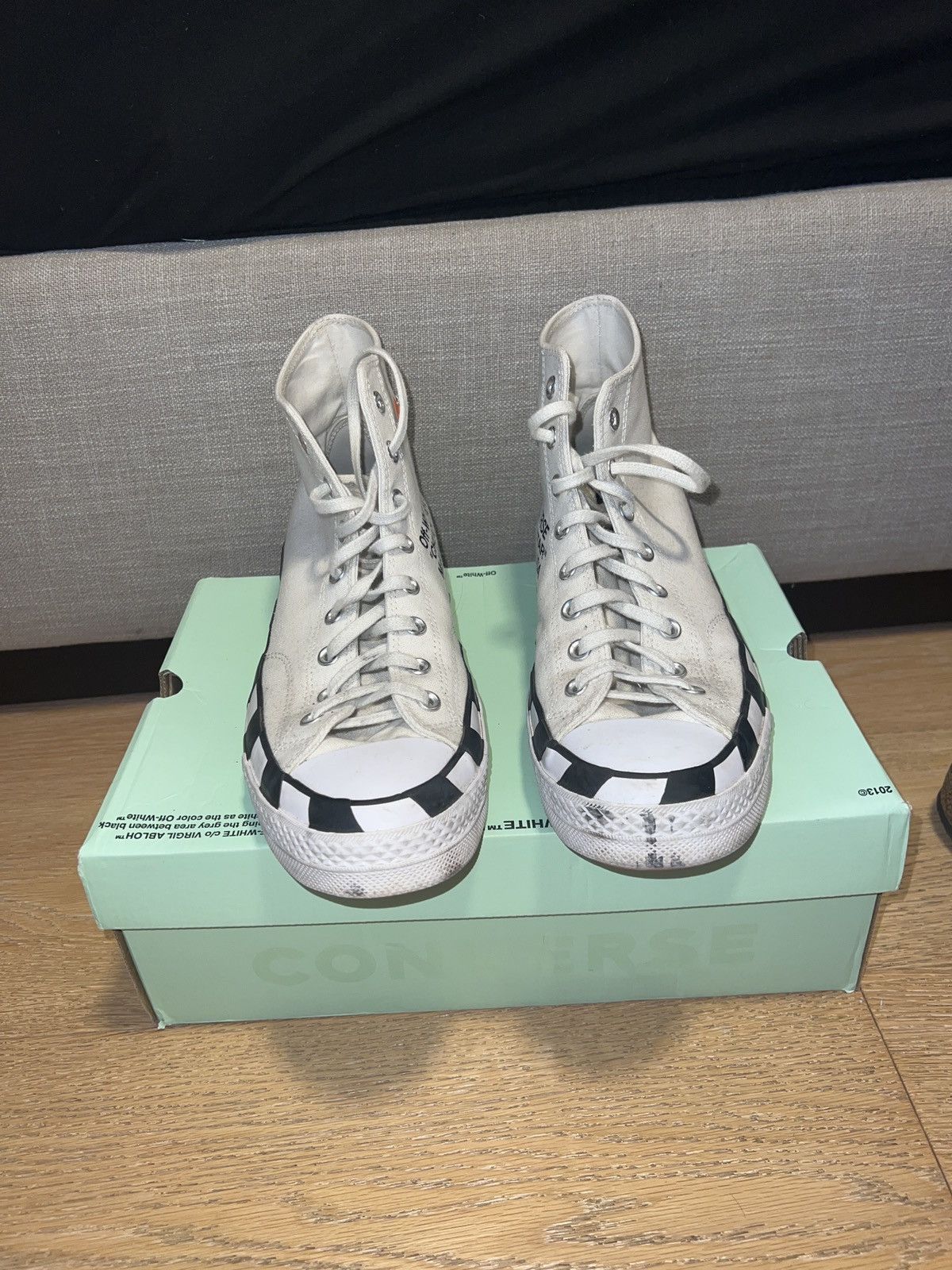 Converse × Off-White Off White Converse Chuck 70 Size US 11 / EU 44 - 5 Thumbnail