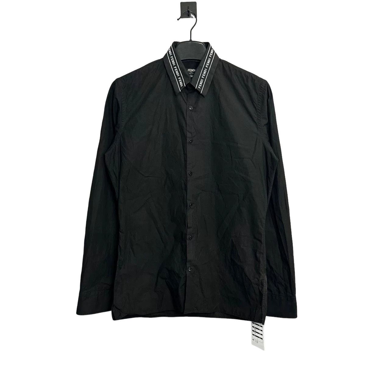 Fendi Fendi Logo Collar Button Up Shirt Size S Size US S / EU 44-46 / 1 - 1 Thumbnail