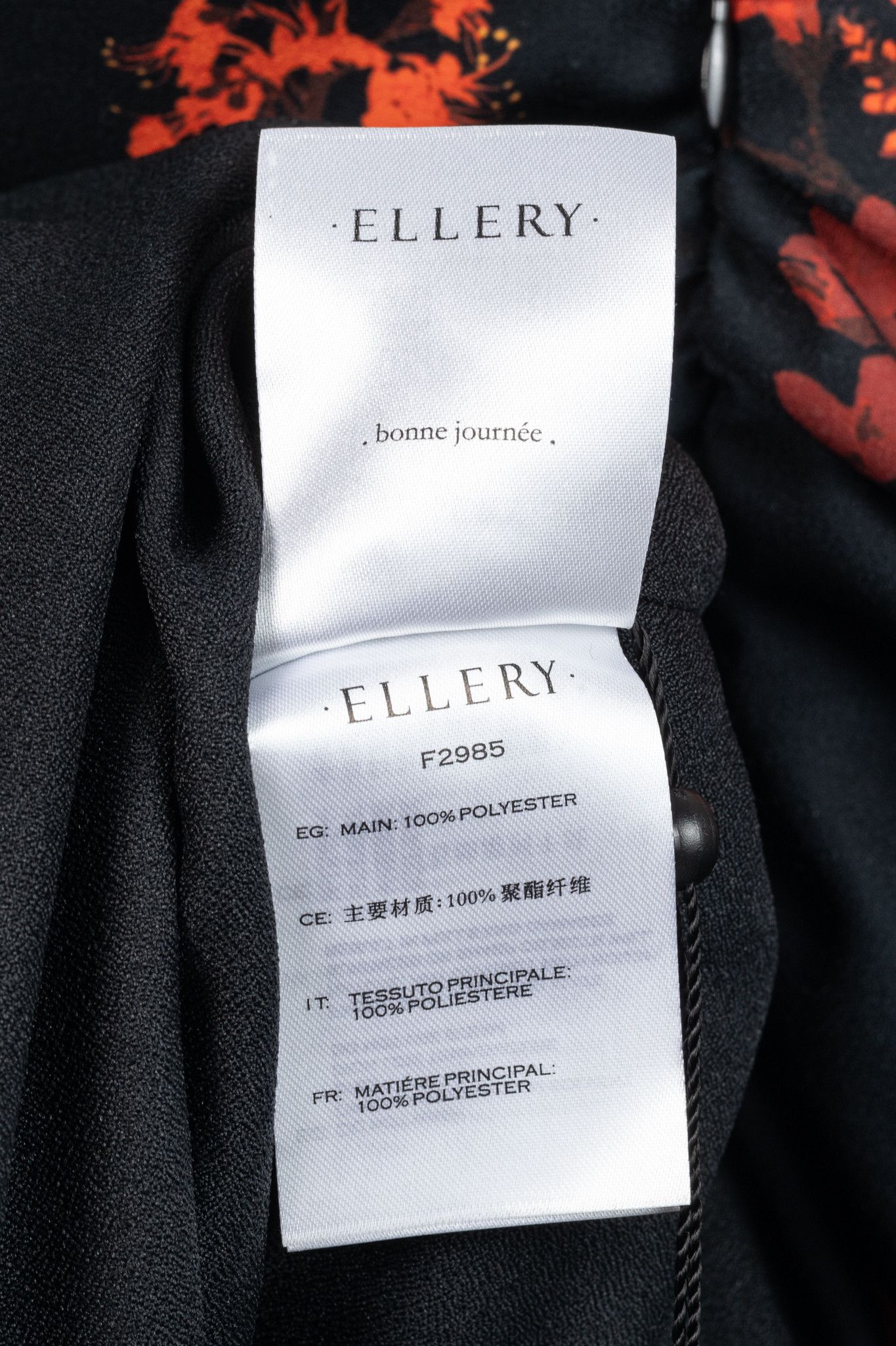 ELLERY Ellery Above Board Wild Bunch Floral Ruched Maxi Dress Size L / US 10 / IT 46 - 12 Thumbnail