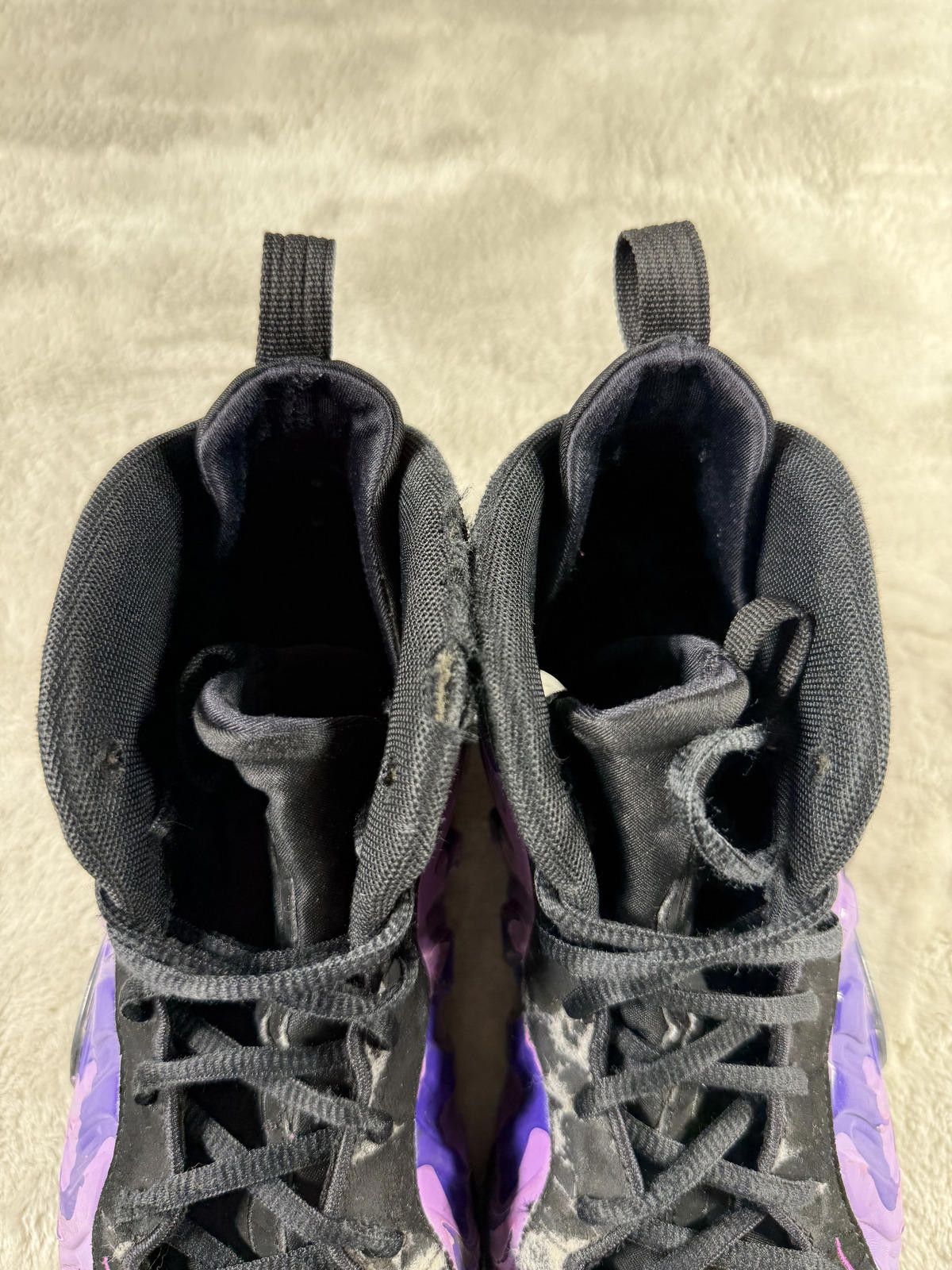 Nike Nike Shoes Kid's 7Y Purple Foamposite Pro Camo 644792-012 Size US 7 / EU 40 - 4 Thumbnail