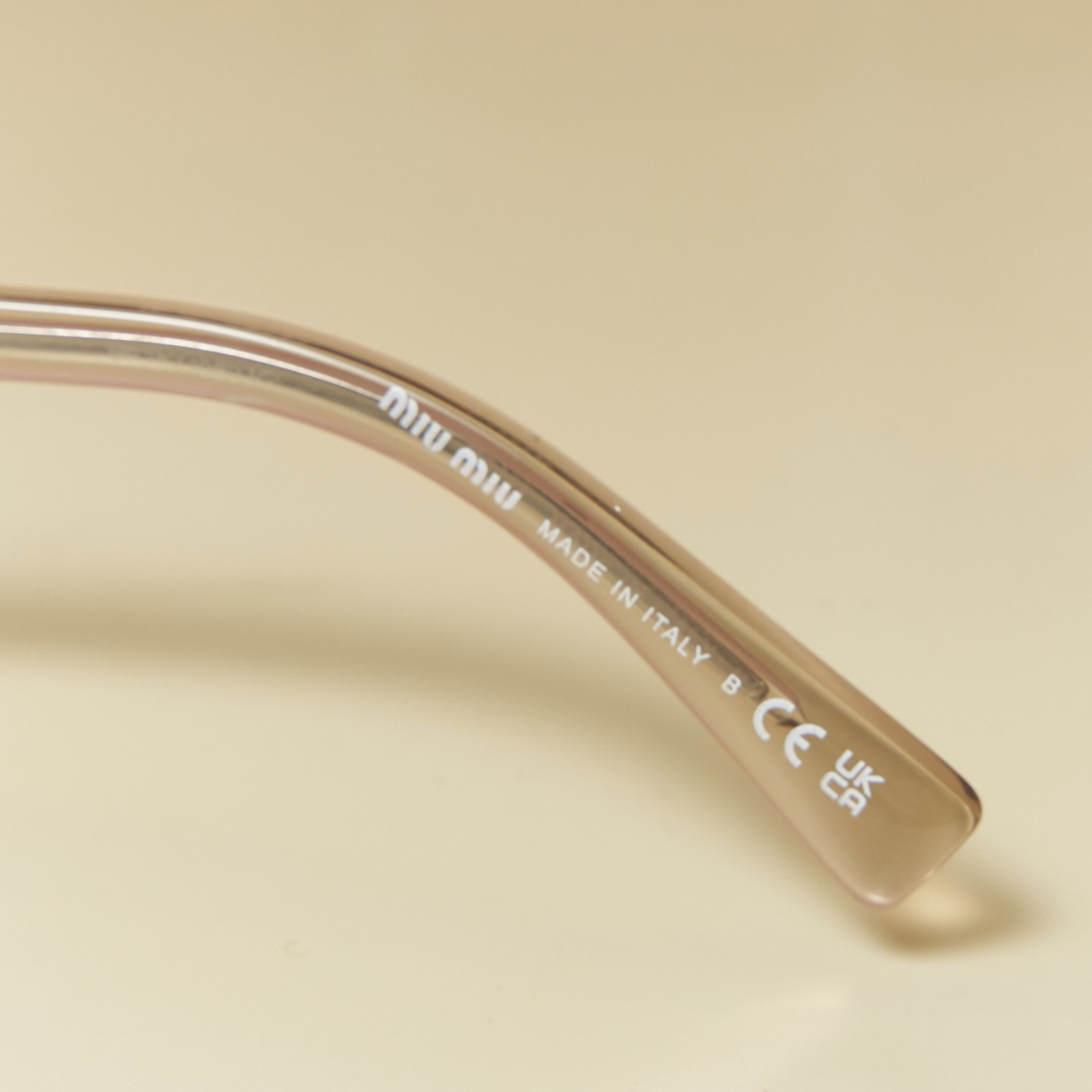 Miu Miu MIU MIU MU 01XV 12U1O1 Eyewear Size ONE SIZE - 3 Thumbnail